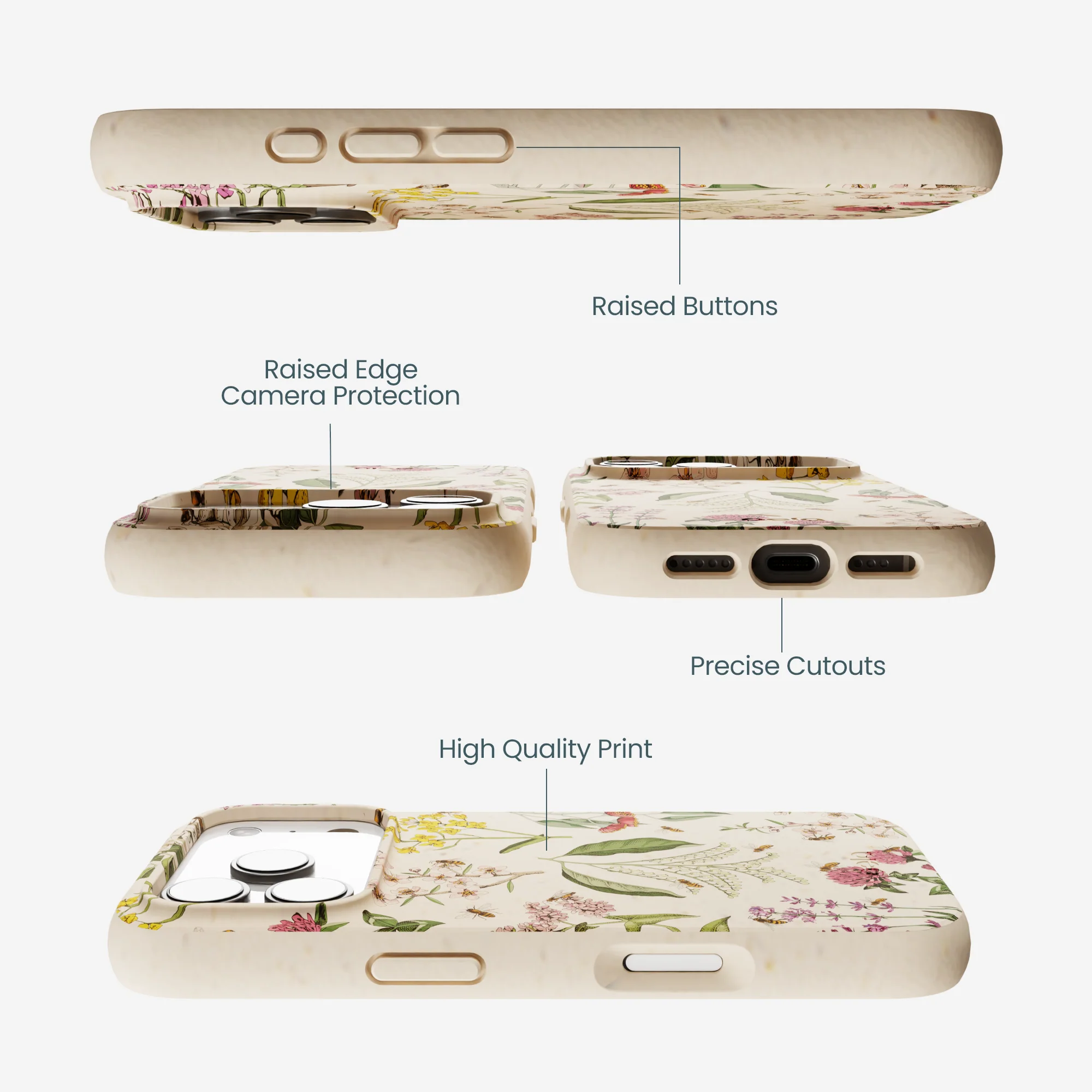 Seashell Nectar and Pollen iPhone 17 Pro Case - Image 3