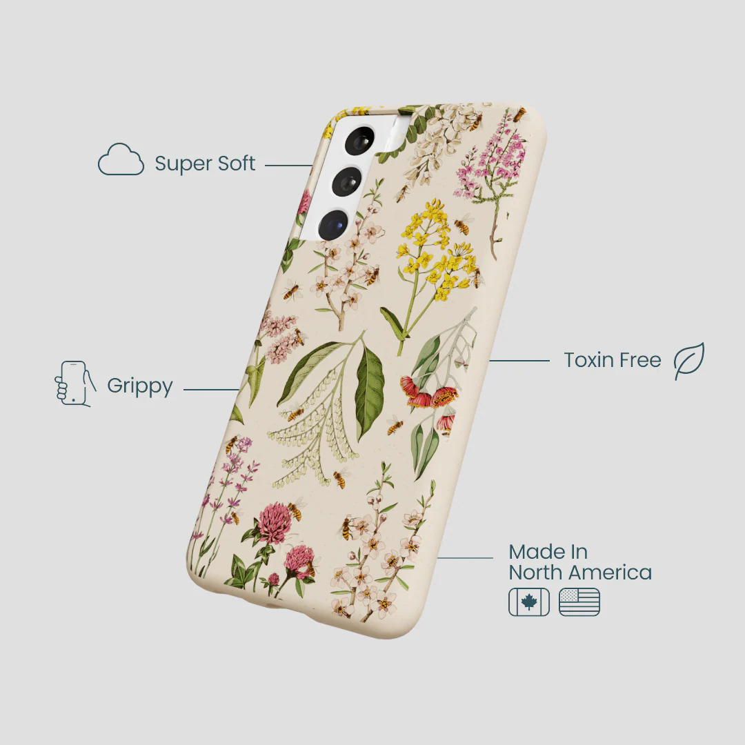 Seashell Nectar and Pollen Samsung Galaxy S21 Case - Image 4