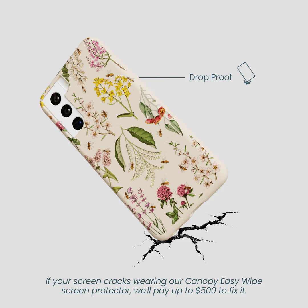 Seashell Nectar and Pollen Samsung Galaxy S22 Case - Image 5