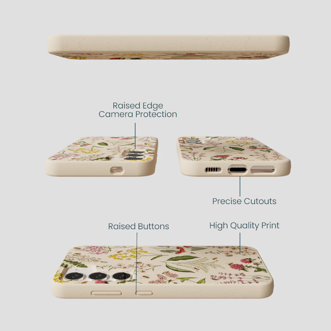 Seashell Nectar and Pollen Samsung Galaxy S23 Case - Image 3