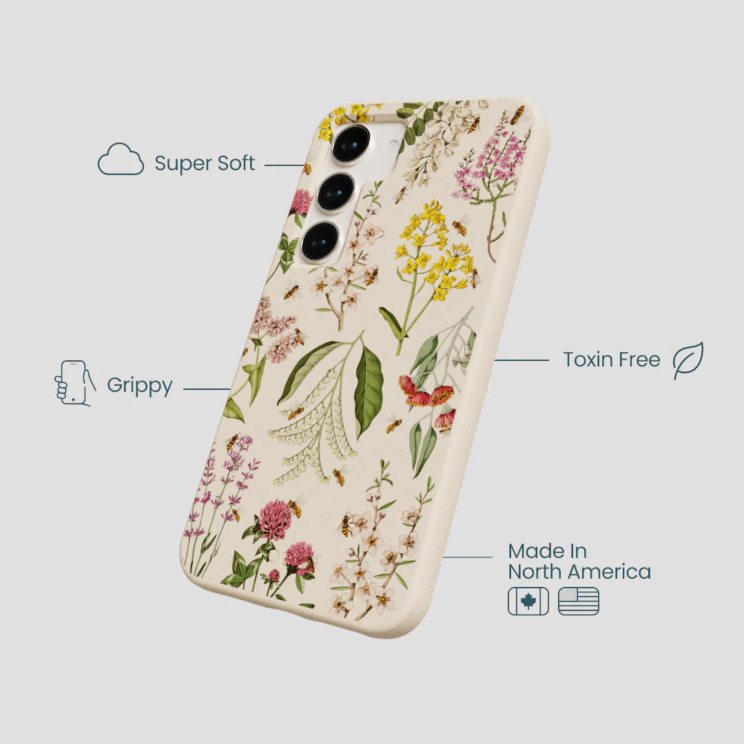 Seashell Nectar and Pollen Samsung Galaxy S23 Case - Image 4