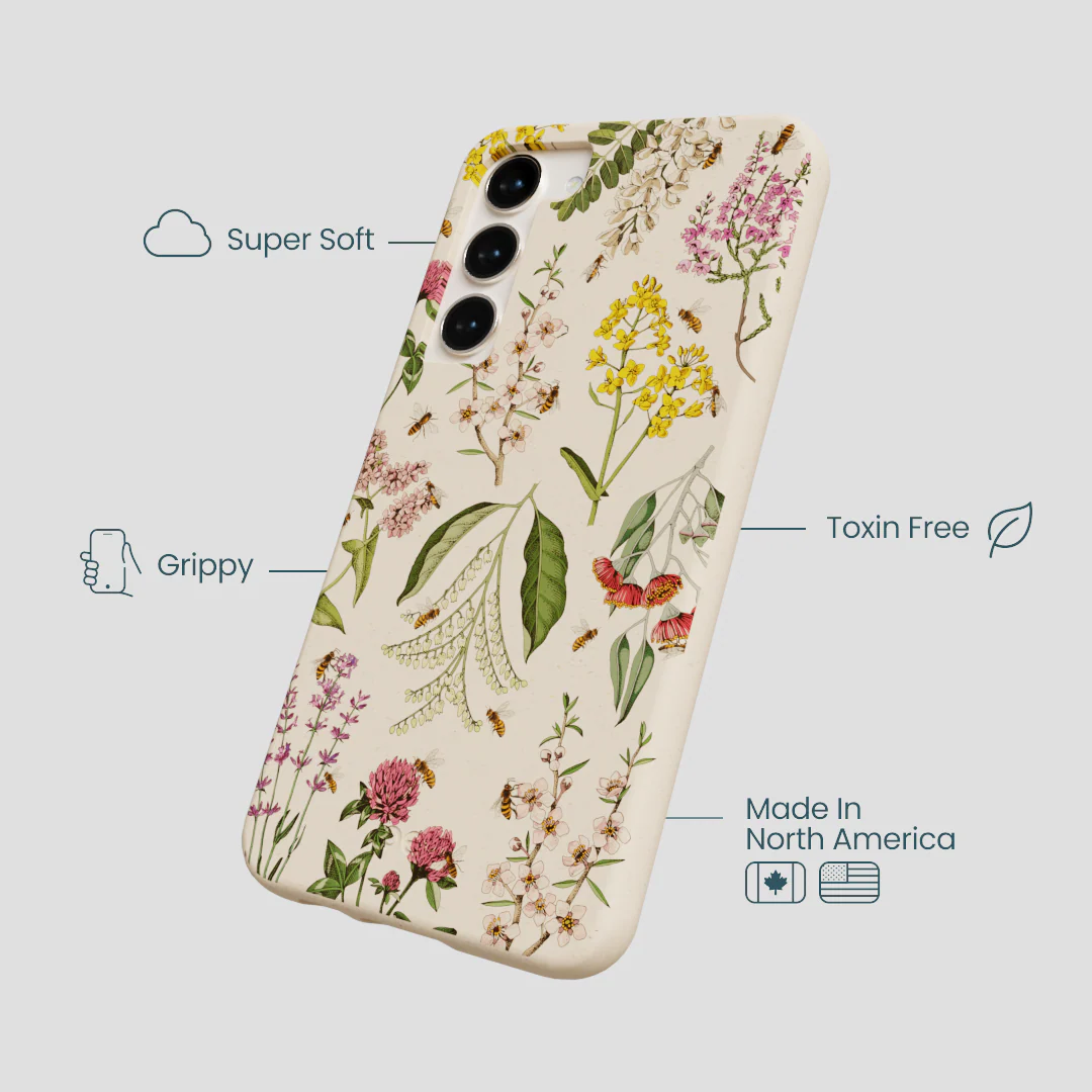 Seashell Nectar and Pollen Samsung Galaxy S23+(Plus) Case - Image 4