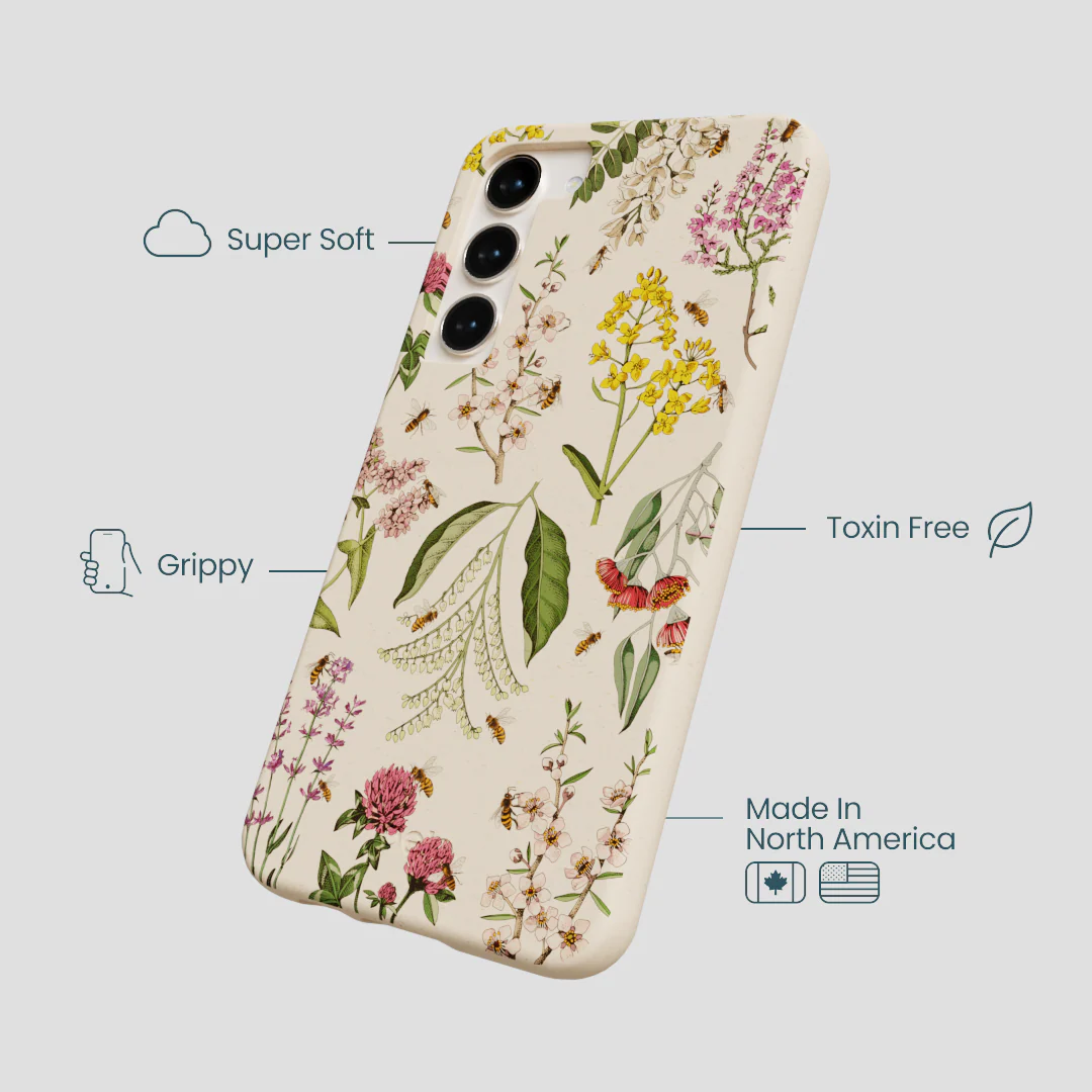 Seashell Nectar and Pollen Samsung Galaxy S24+(Plus) Case - Image 4