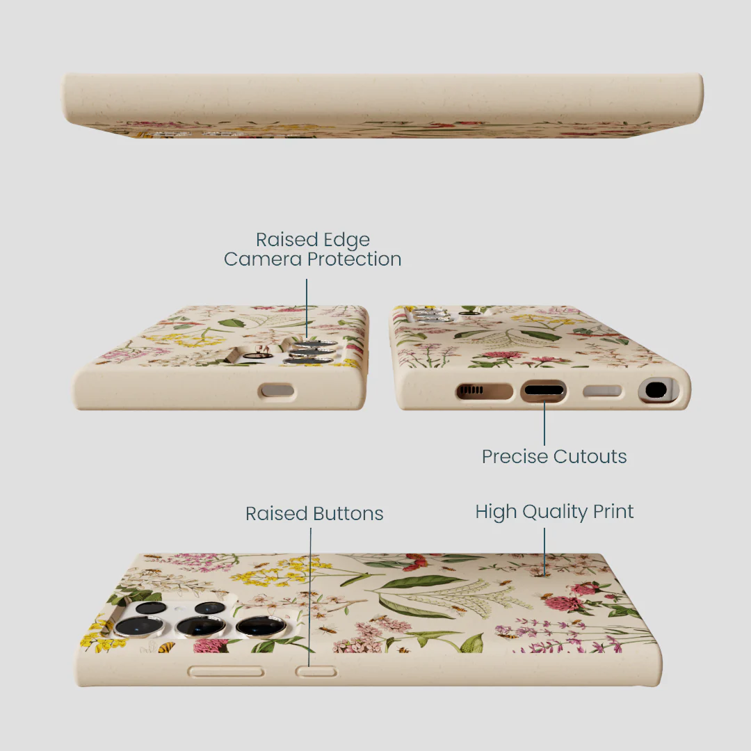 Seashell Nectar and Pollen Samsung Galaxy S24 Ultra Case - Image 3