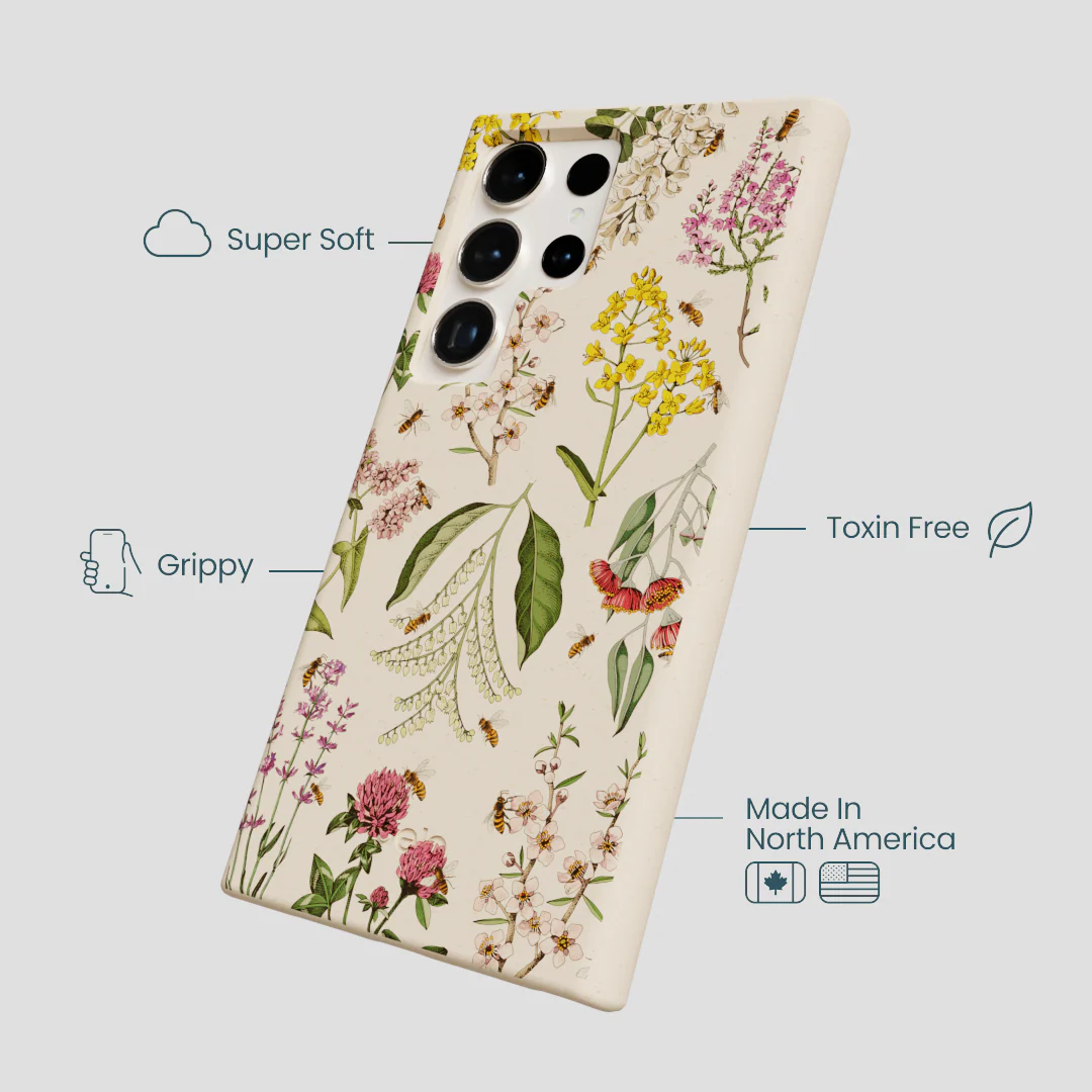 Seashell Nectar and Pollen Samsung Galaxy S24 Ultra Case - Image 4