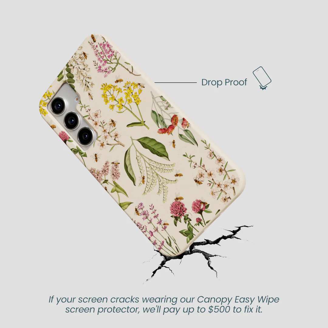 Seashell Nectar and Pollen Samsung Galaxy S25 Case - Image 5