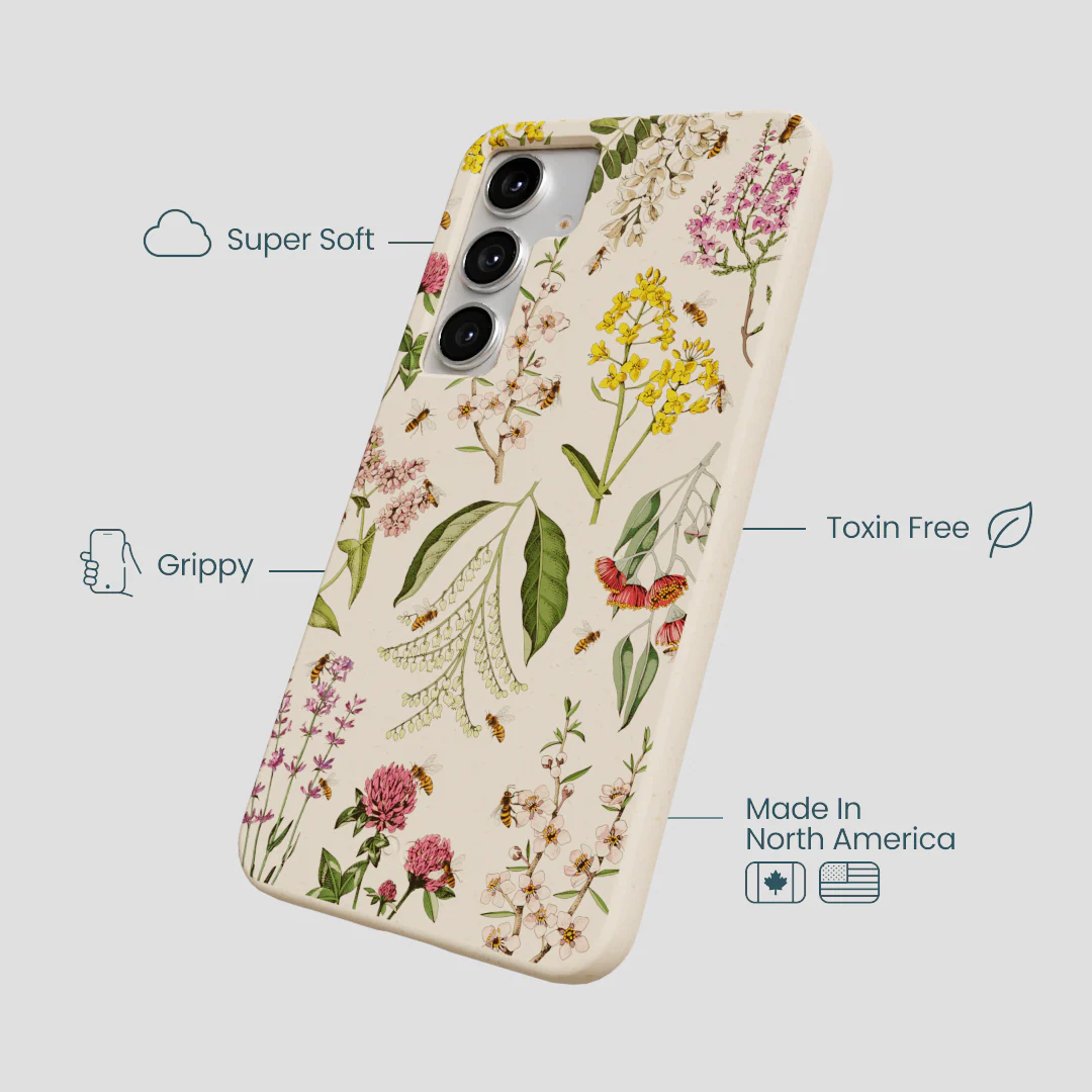 Seashell Nectar and Pollen Samsung Galaxy S25+(Plus) Case - Image 4