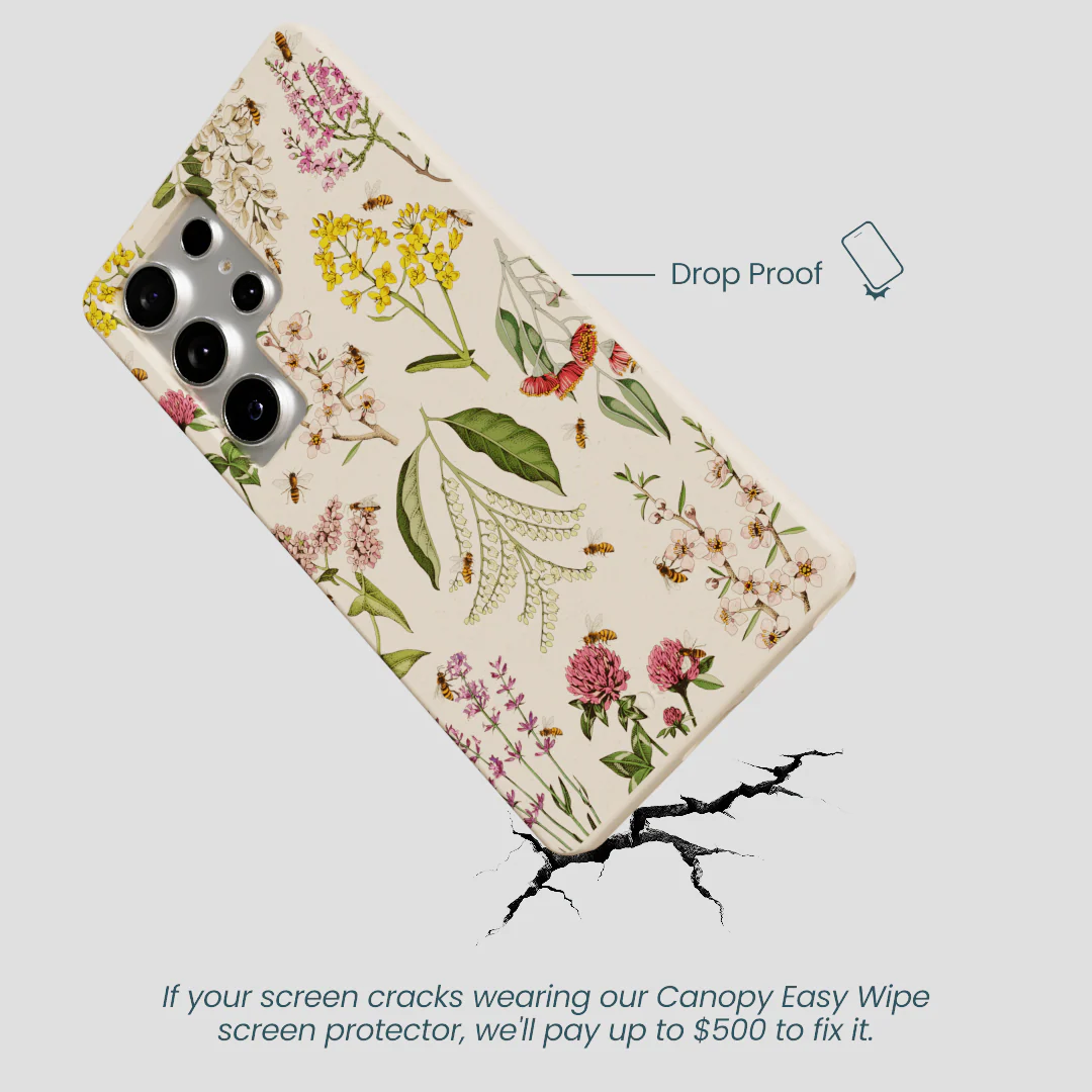 Seashell Nectar and Pollen Samsung Galaxy S25 Ultra Case - Image 5