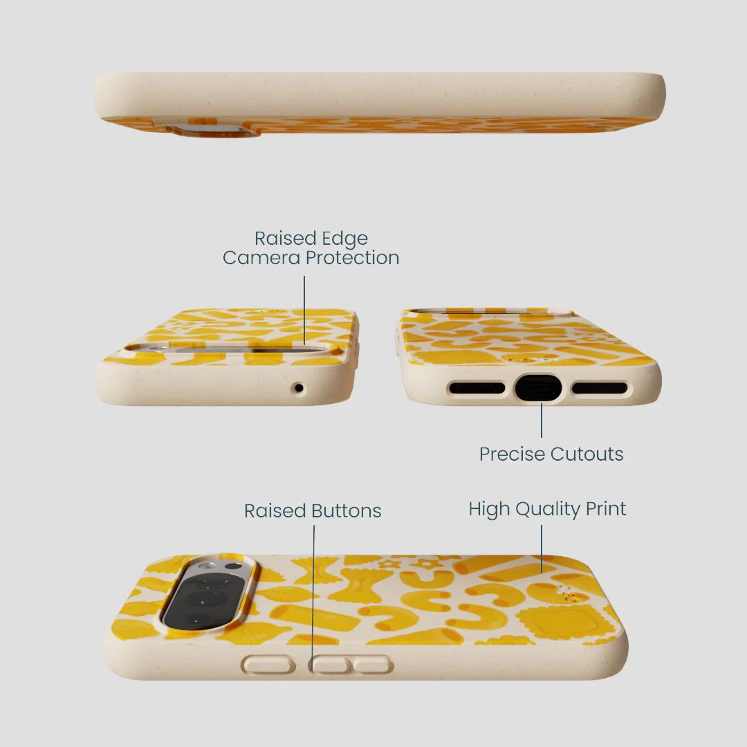 Seashell Noodle Fiesta Google Pixel 10/10 Pro Case - Image 3