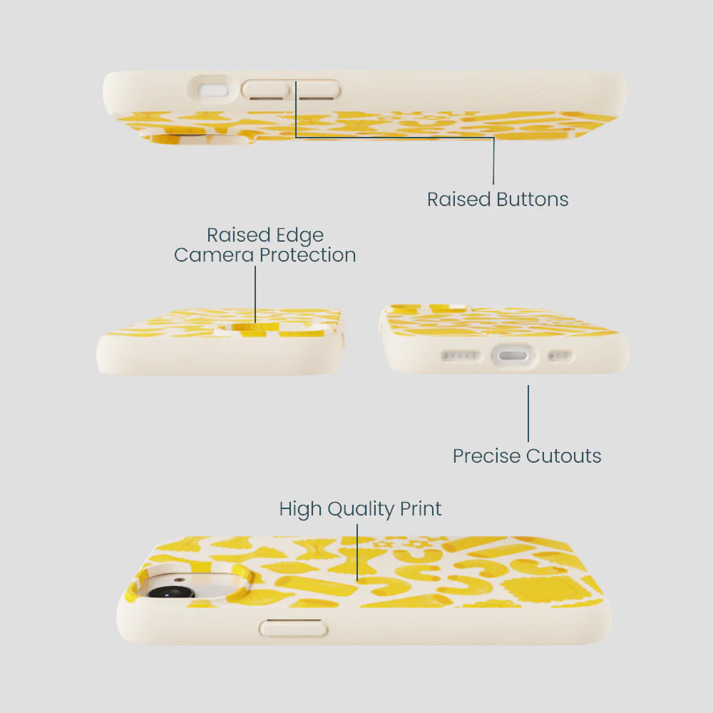 Seashell Noodle Fiesta iPhone 16e/17e Case - Image 3