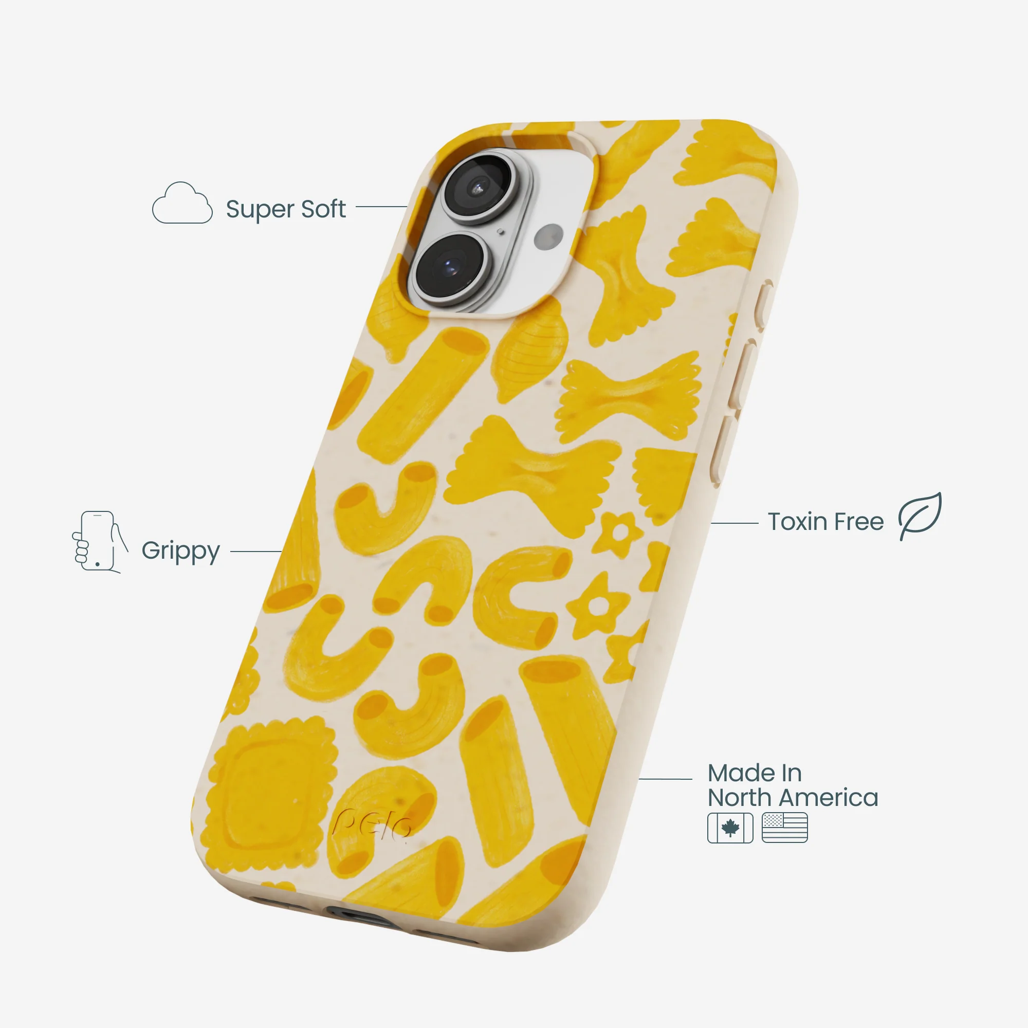Seashell Noodle Fiesta iPhone 17 Case - Image 4