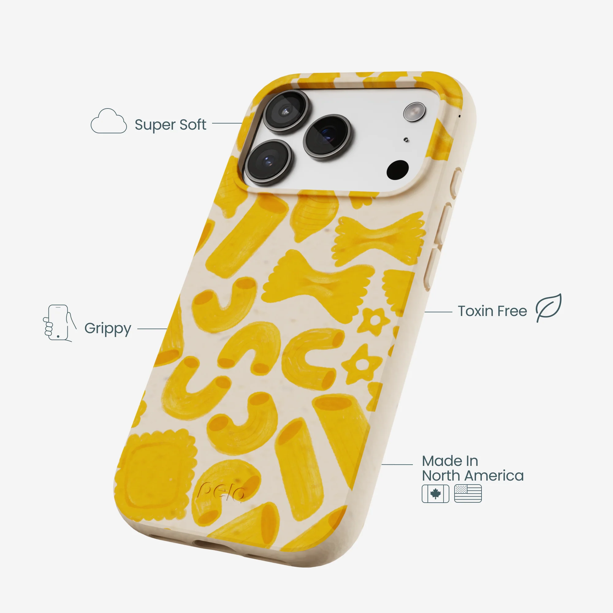 Seashell Noodle Fiesta iPhone 17 Pro Case - Image 4