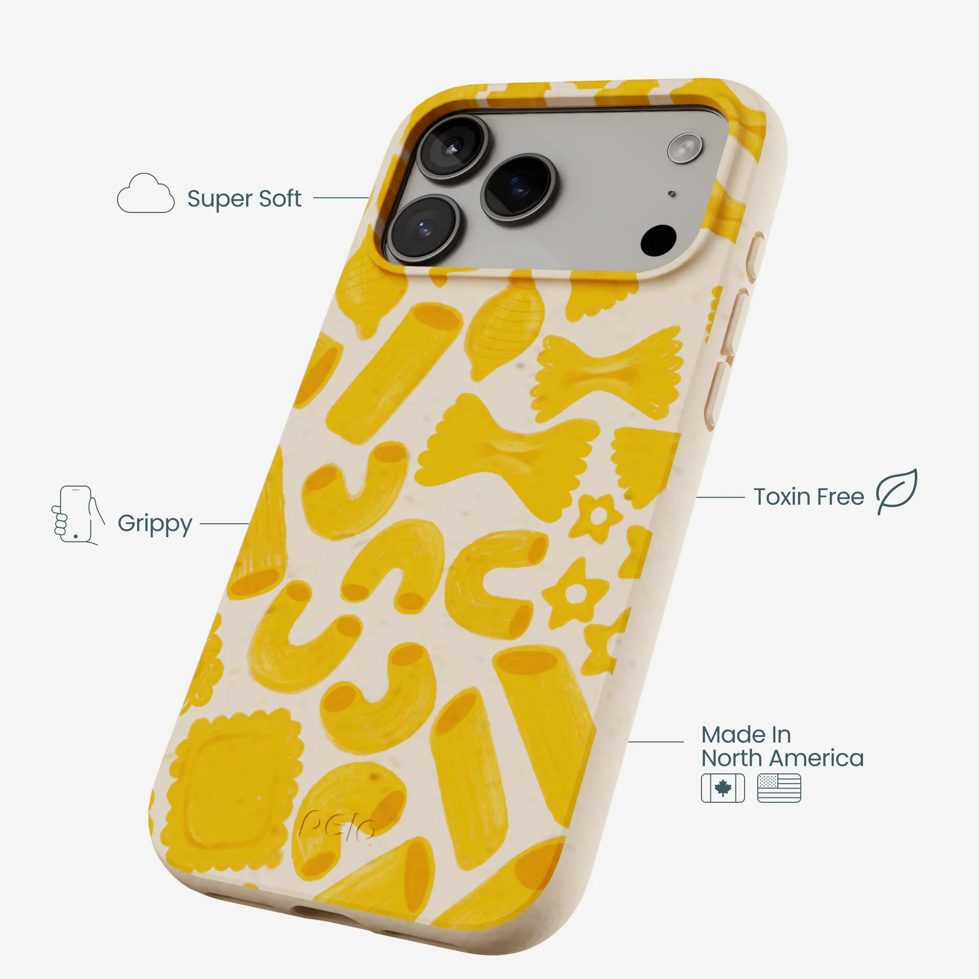 Seashell Noodle Fiesta iPhone 17 Pro Max Case - Image 4