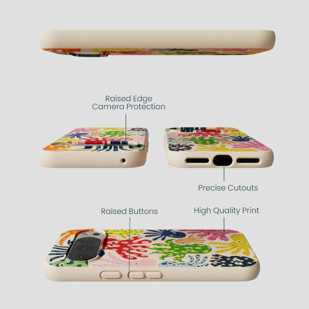 Seashell Octopi Google Pixel 10/10 Pro Case - Image 3