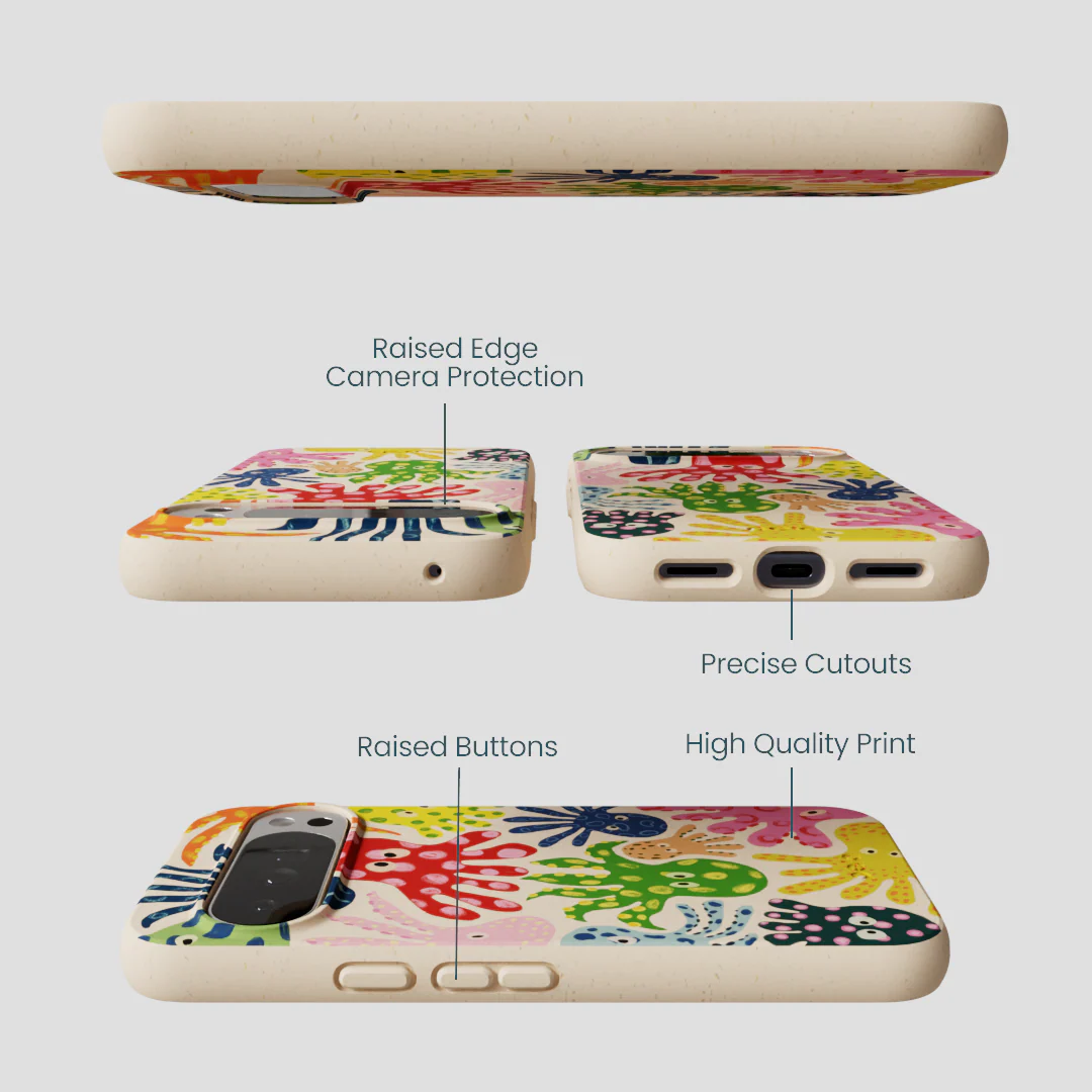 Seashell Octopi Google Pixel 10 Pro XL Case - Image 3