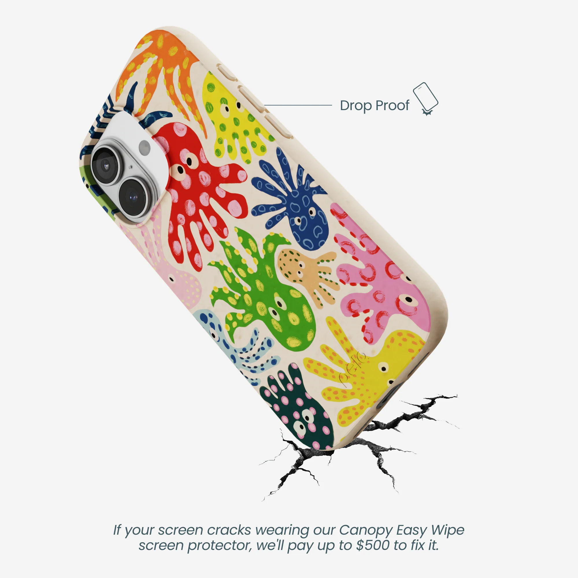 Seashell Octopi iPhone 17 Case - Image 5