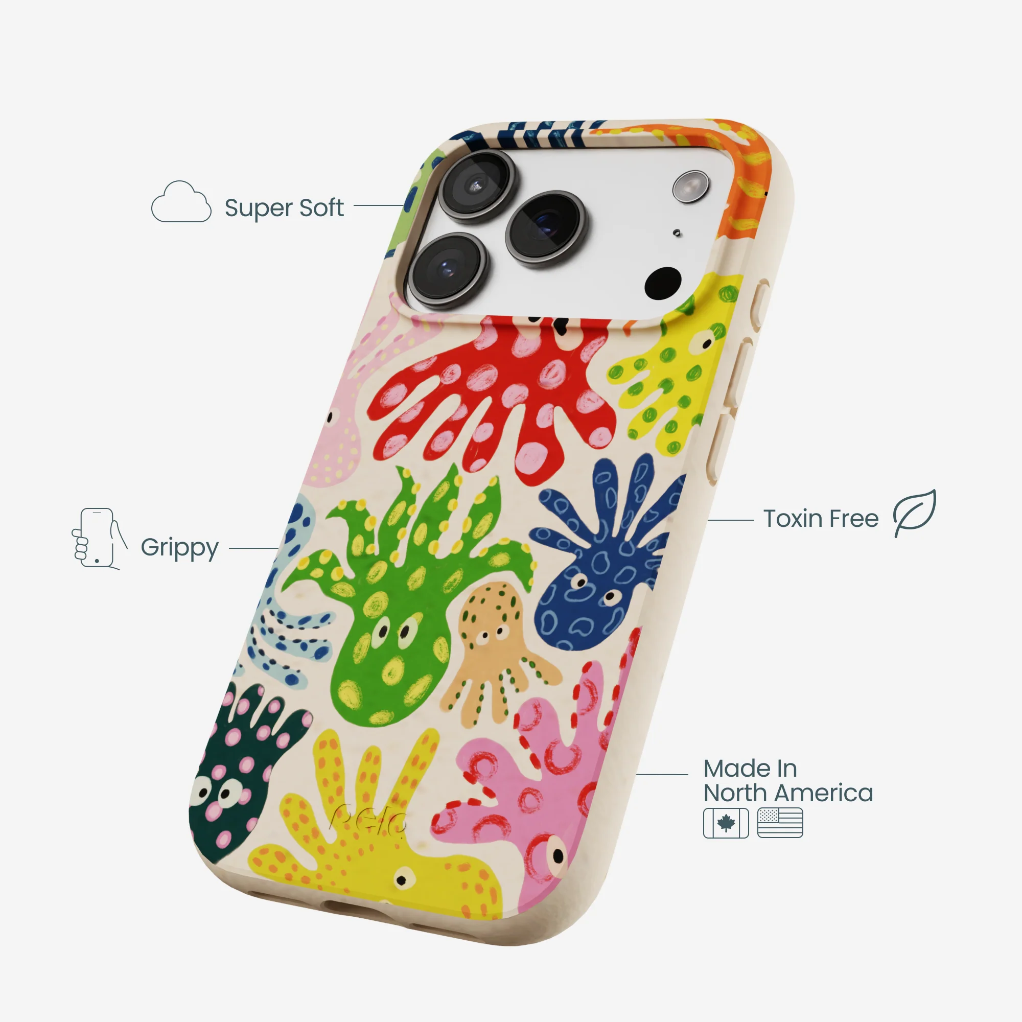 Seashell Octopi iPhone 17 Pro Case - Image 4