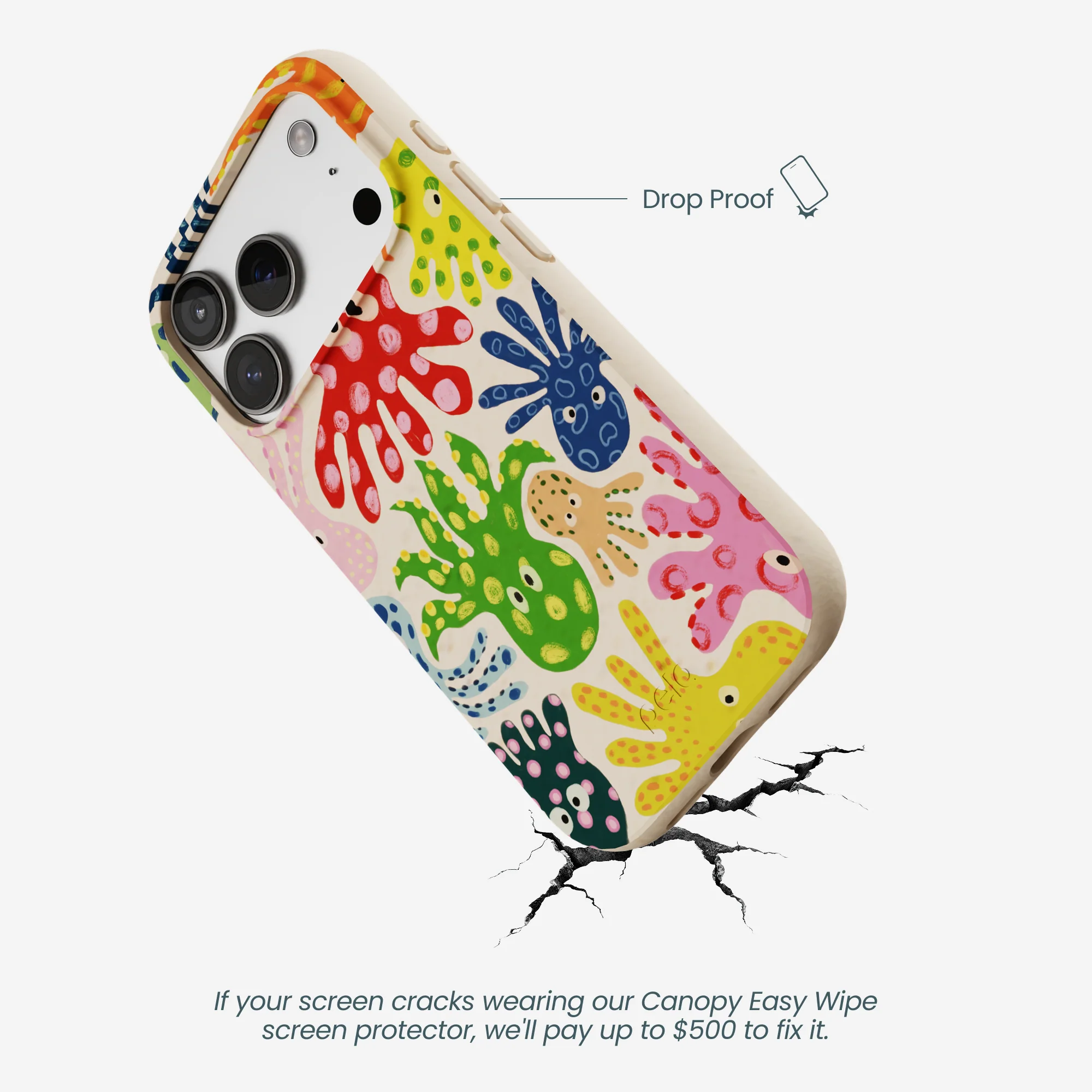 Seashell Octopi iPhone 17 Pro Case - Image 5