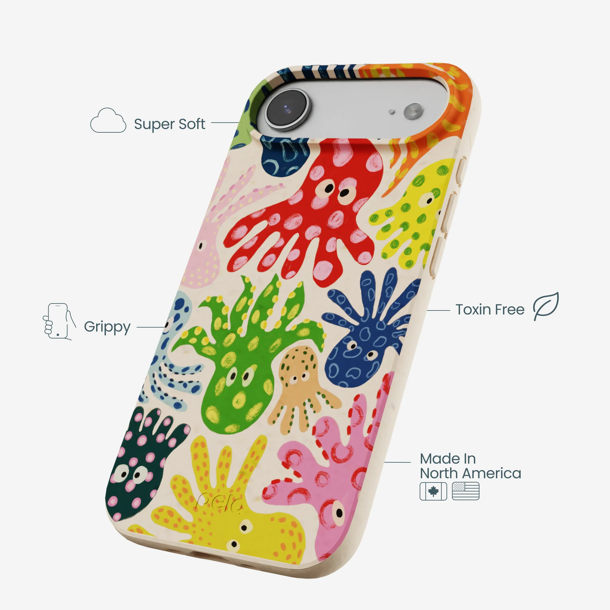 Seashell Octopi iPhone Air Case - Image 4