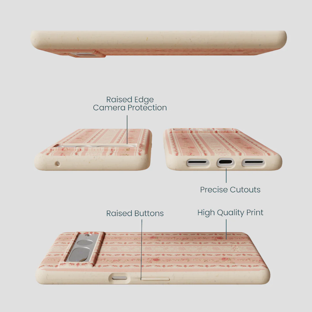 Seashell Opulent Lines Google Pixel 7 Pro Case - Image 3