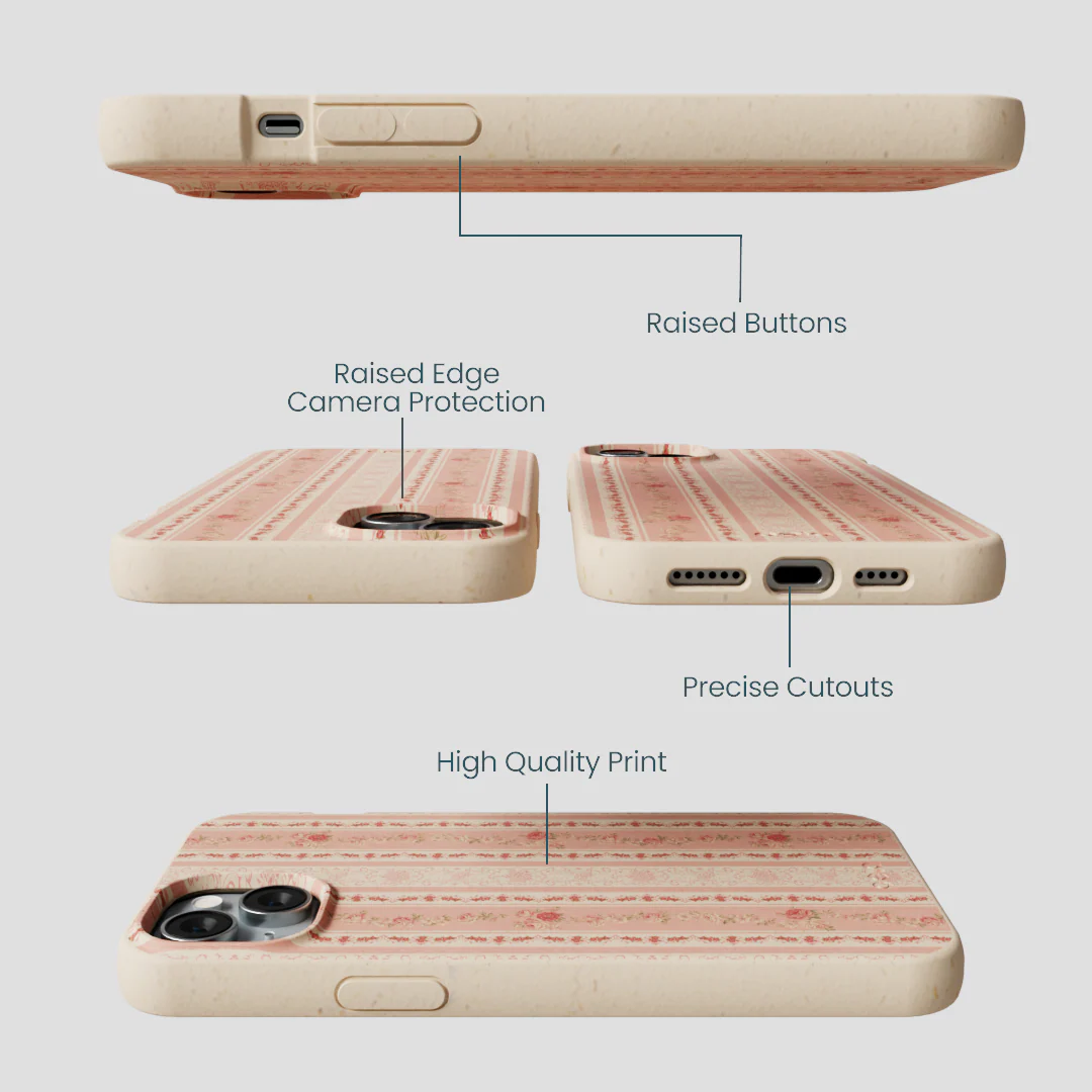 Seashell Opulent Lines iPhone 15 Plus Case - Image 3