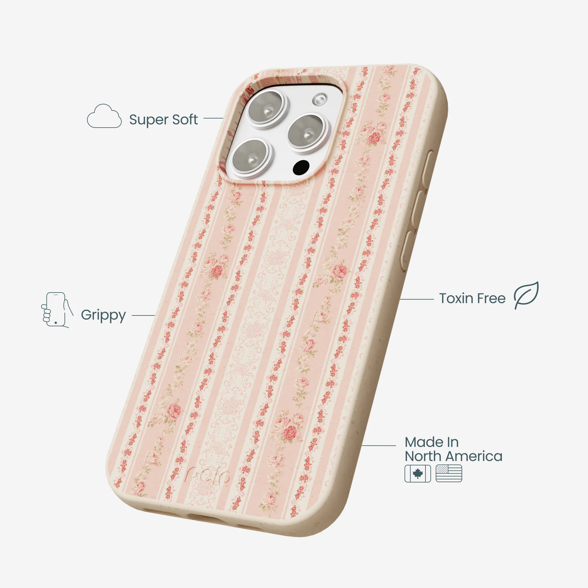 Seashell Opulent Lines iPhone 16 Pro Max Case - Image 4