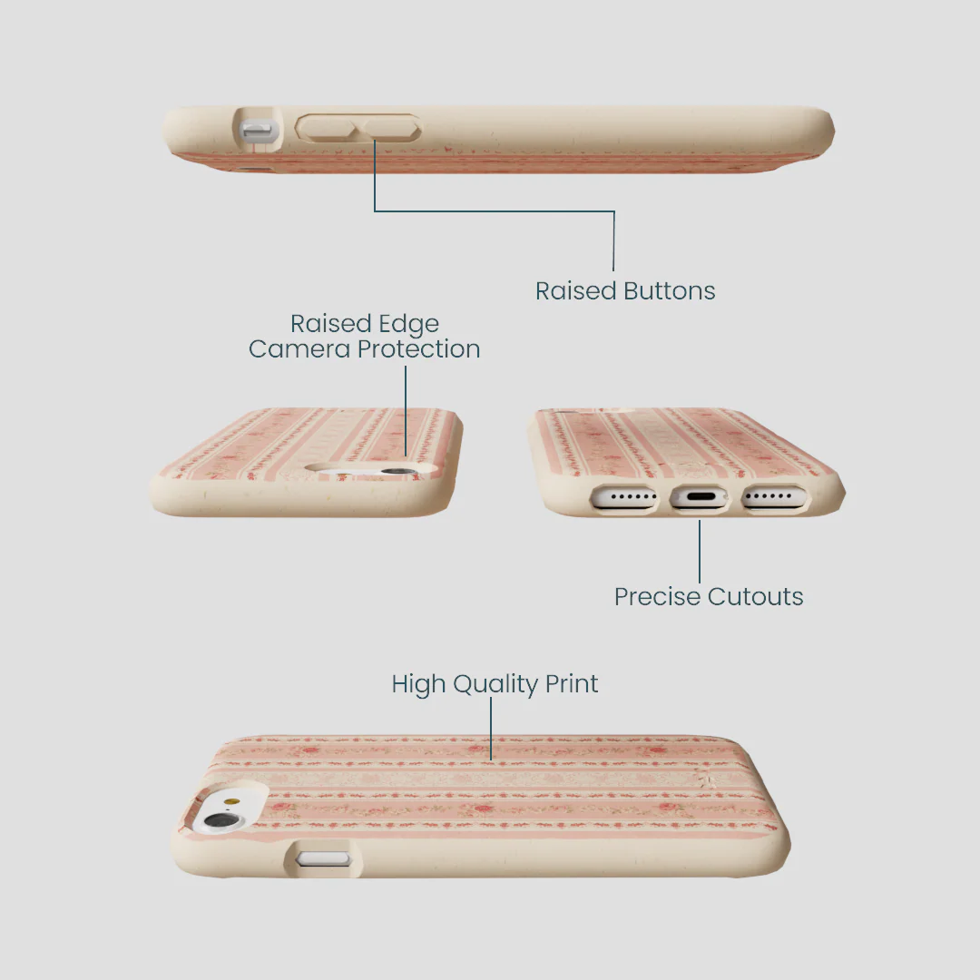 Seashell Opulent Lines iPhone 6/6s/7/8/SE Case - Image 3