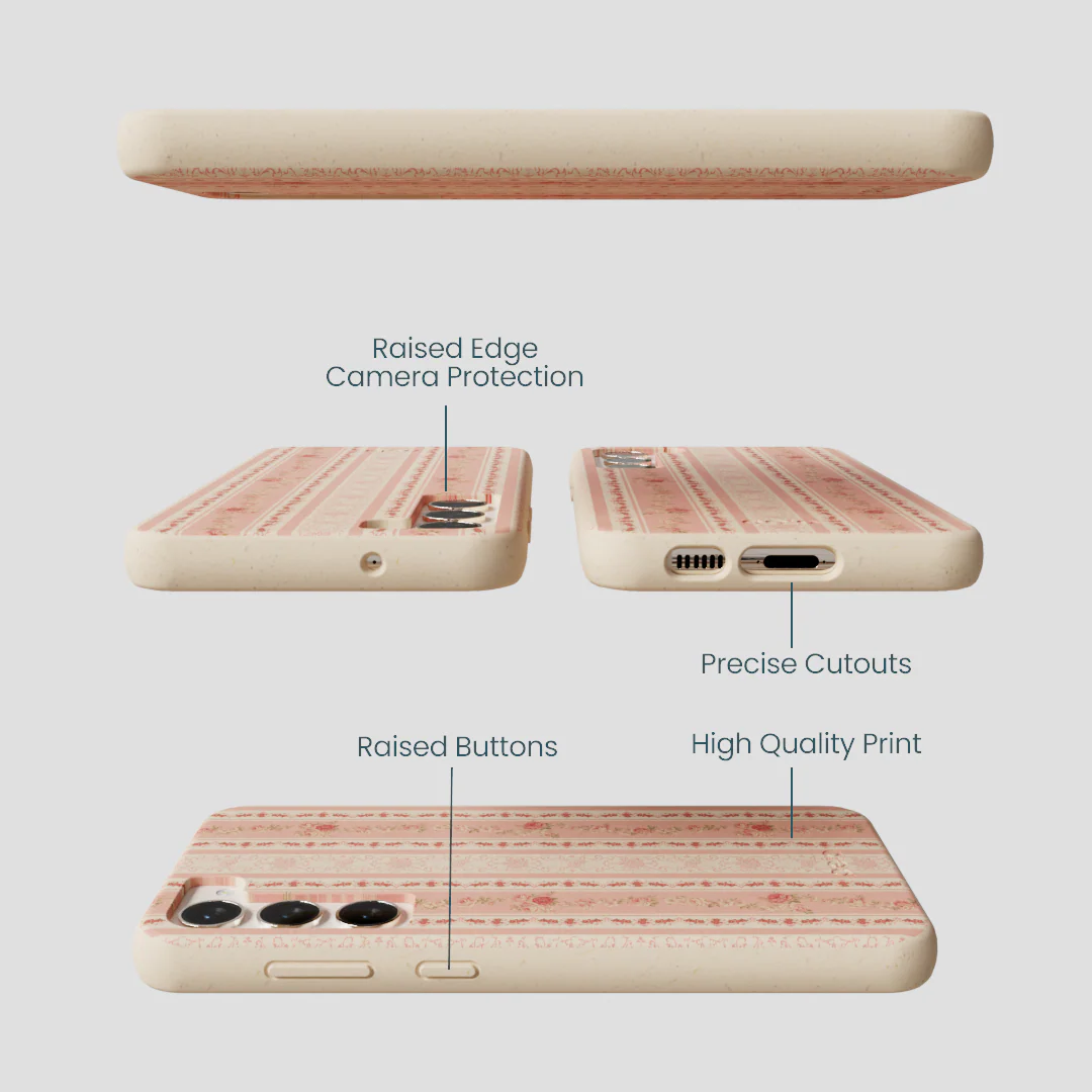 Seashell Opulent Lines Samsung Galaxy S23+(Plus) Case - Image 3