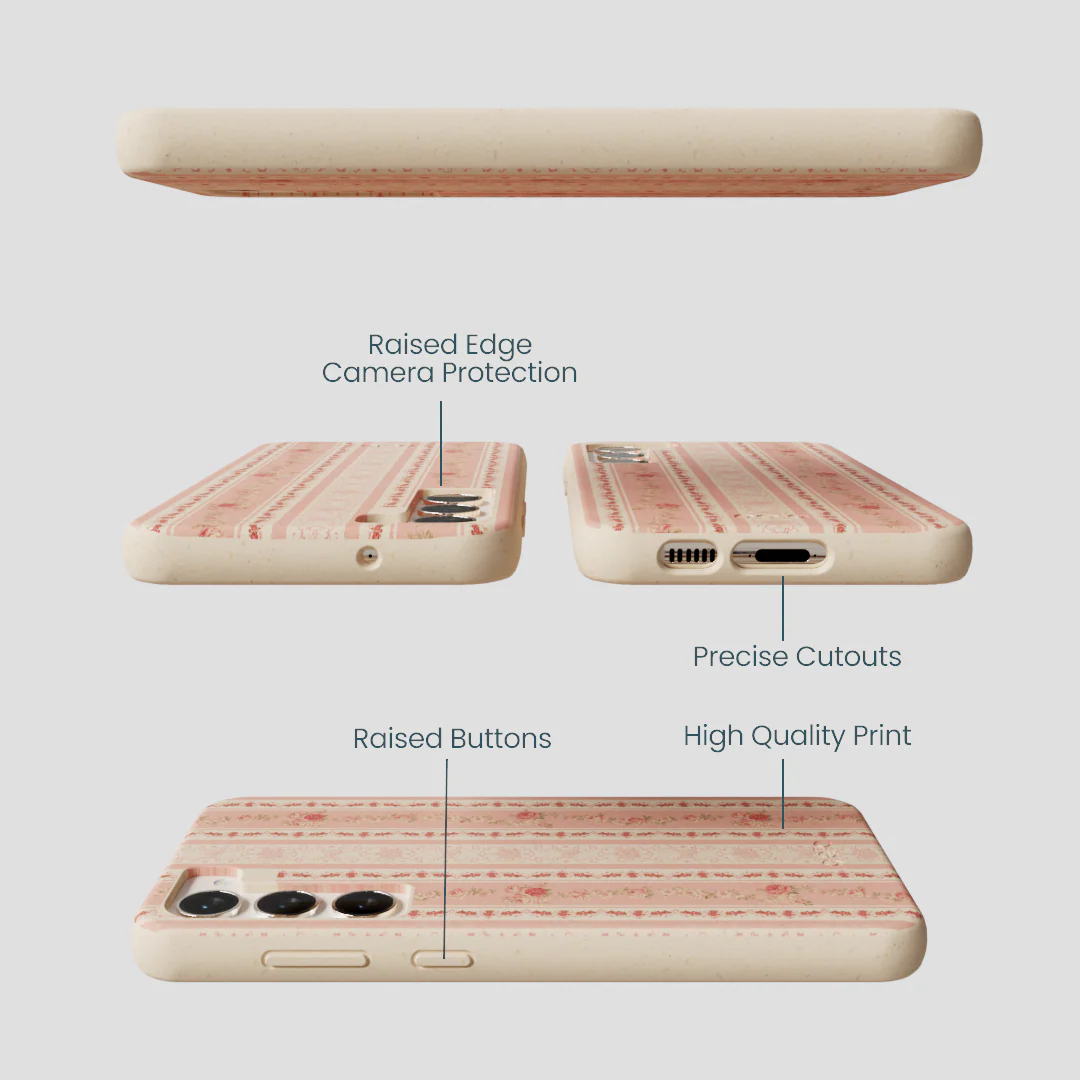 Seashell Opulent Lines Samsung Galaxy S24+(Plus) Case - Image 3
