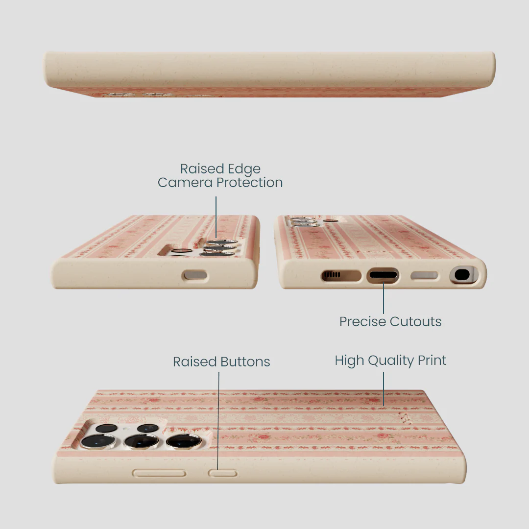 Seashell Opulent Lines Samsung Galaxy S24 Ultra Case - Image 3