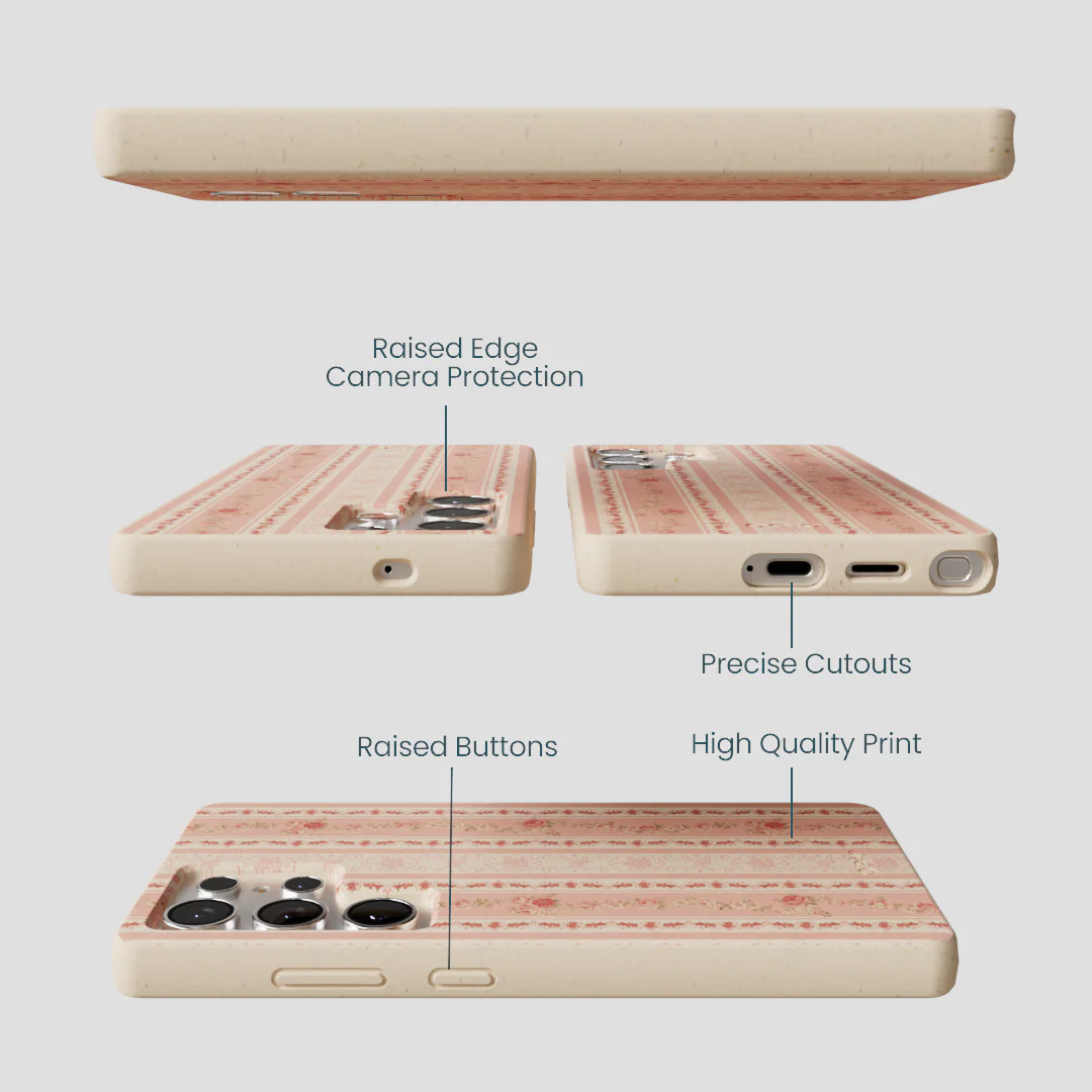 Seashell Opulent Lines Samsung Galaxy S25 Ultra Case - Image 3