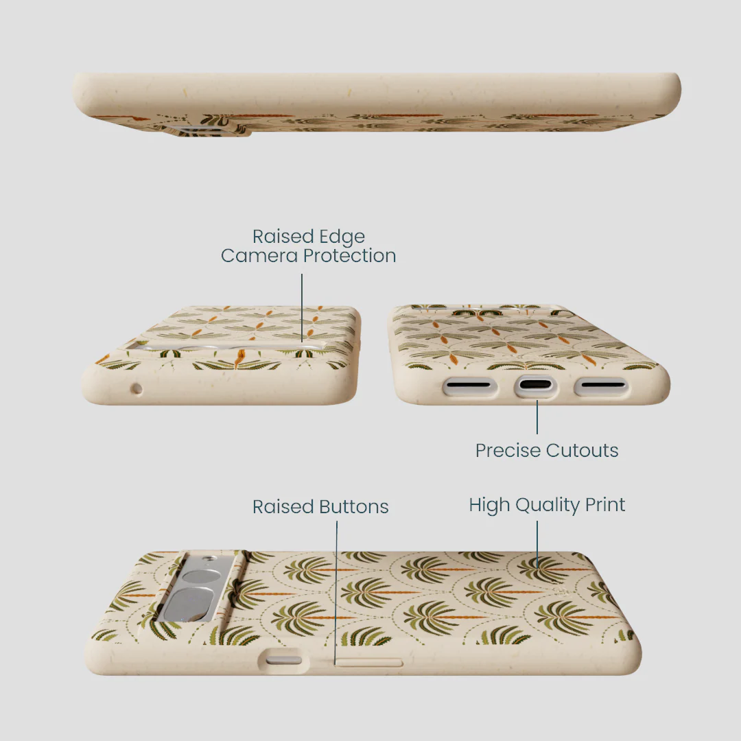 Seashell Palm Reverie Google Pixel 7 Pro Case - Image 3
