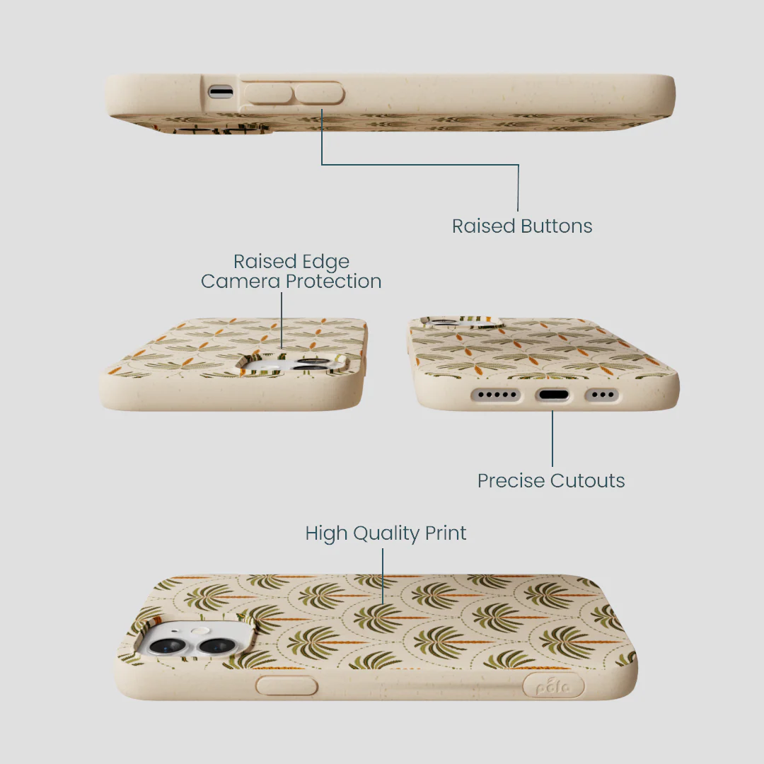 Seashell Palm Reverie iPhone 12/ iPhone 12 Pro Case - Image 3