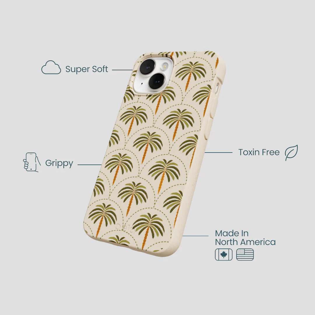 Seashell Palm Reverie iPhone 13 Mini Case - Image 4