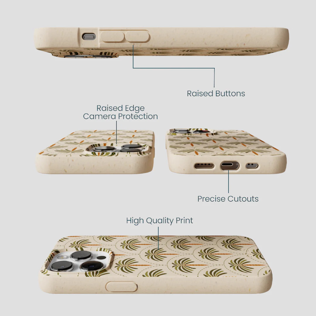Seashell Palm Reverie iPhone 13 Pro Max Case - Image 3