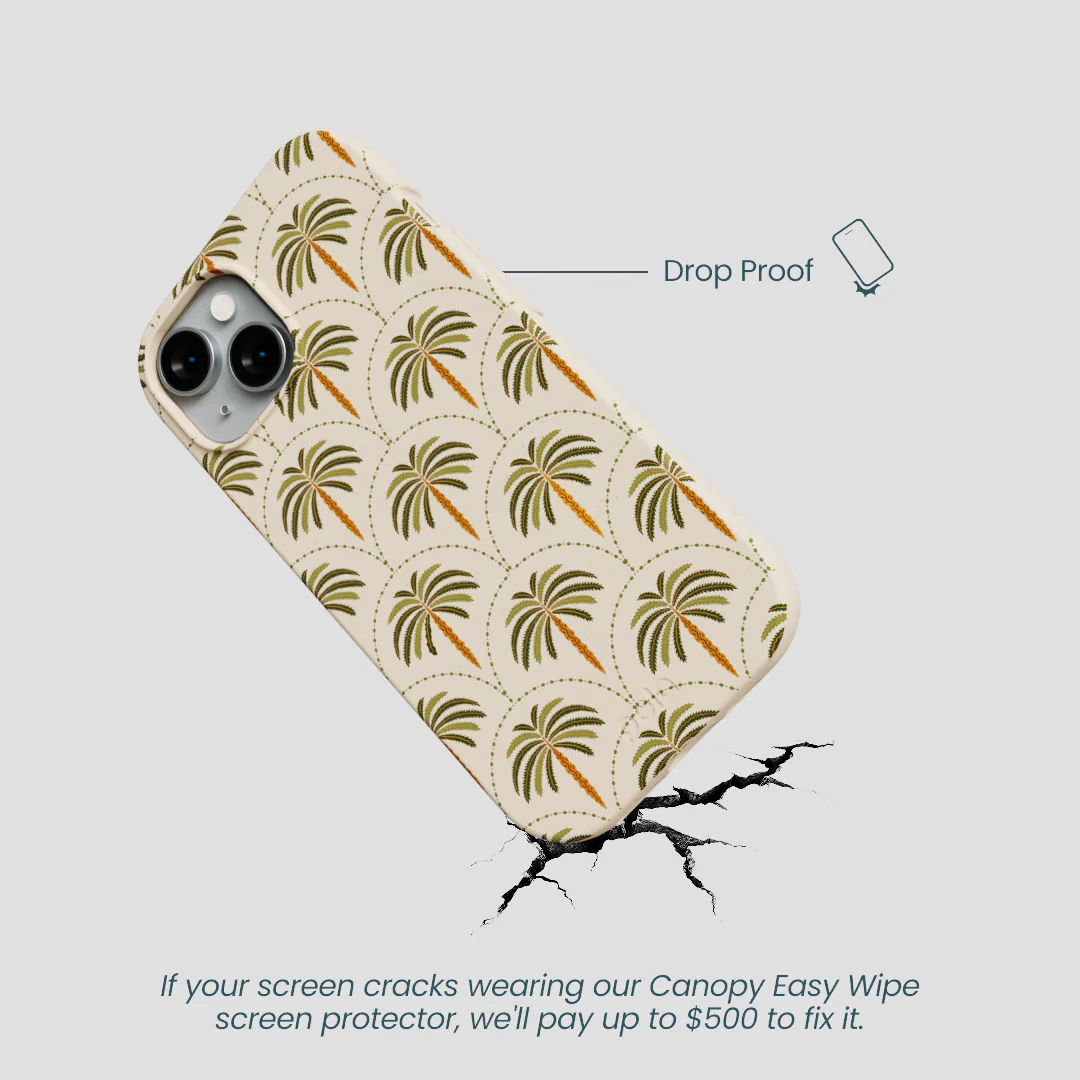 Seashell Palm Reverie iPhone 14 Case - Image 5