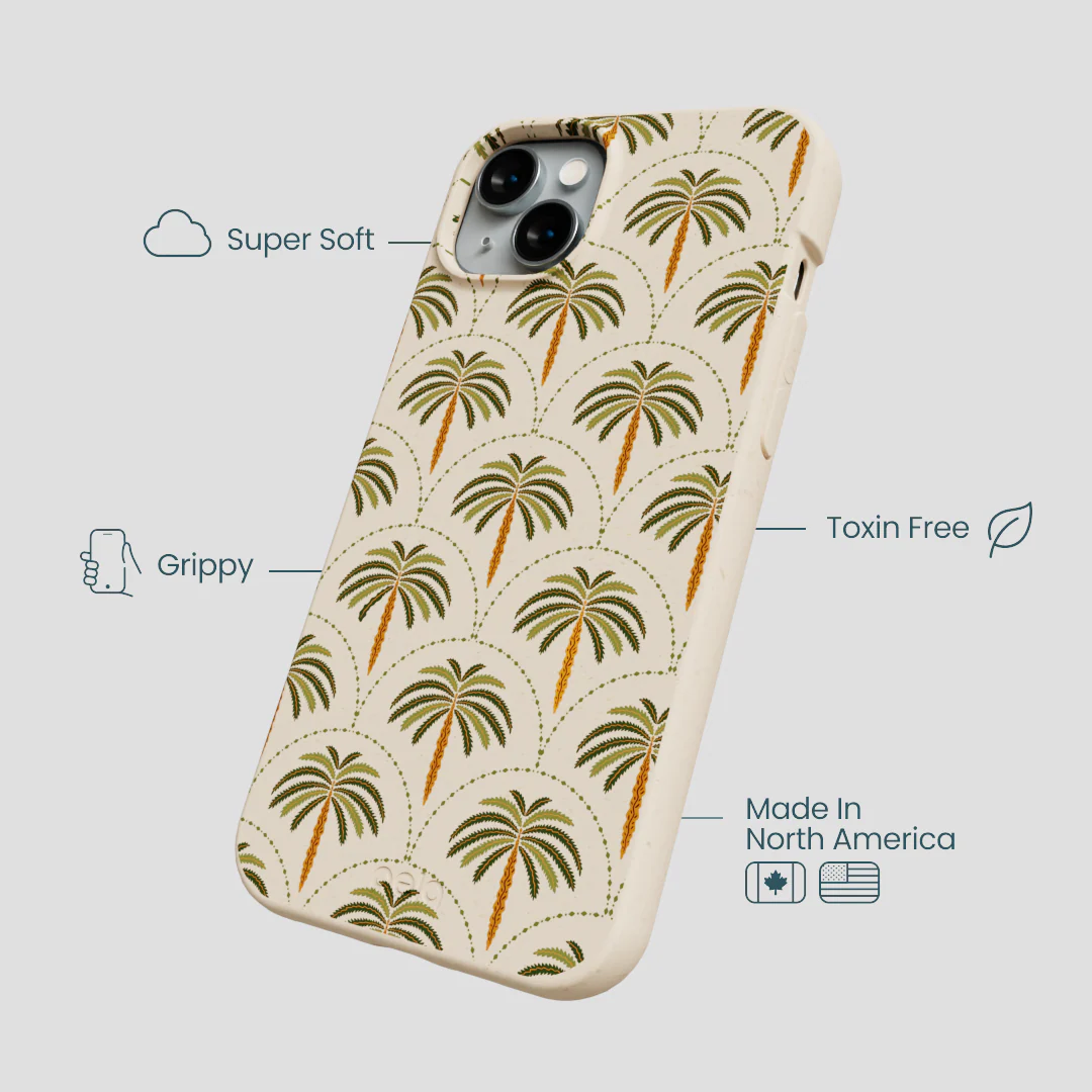 Seashell Palm Reverie iPhone 15 Plus Case - Image 4