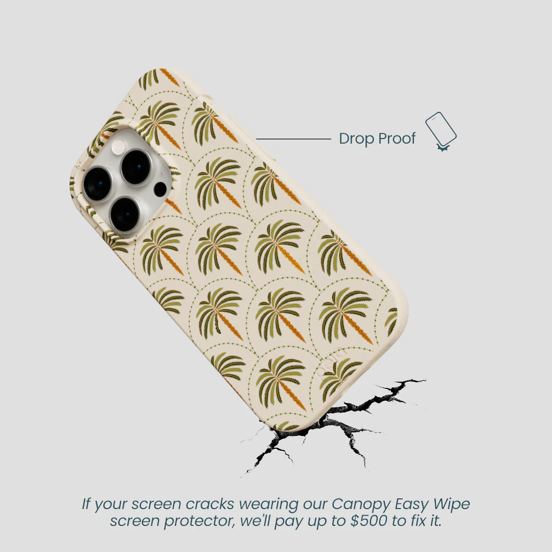 Seashell Palm Reverie iPhone 15 Pro Case - Image 5