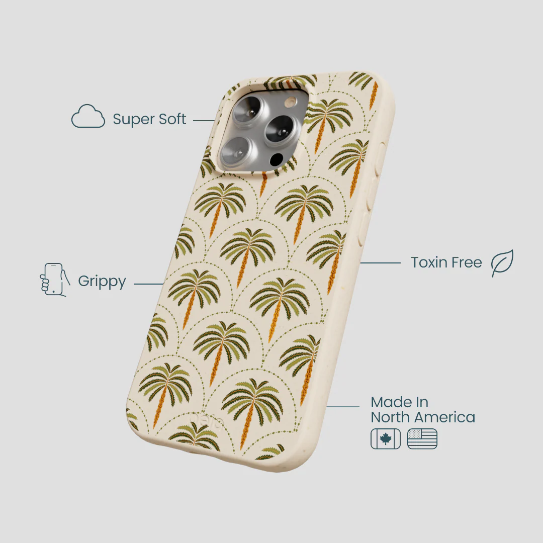 Seashell Palm Reverie iPhone 16 Pro Case - Image 4