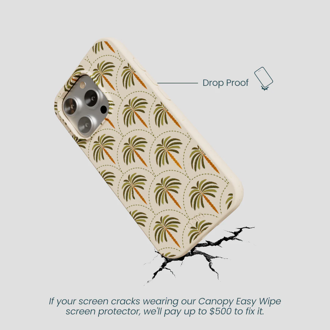 Seashell Palm Reverie iPhone 16 Pro Case - Image 5