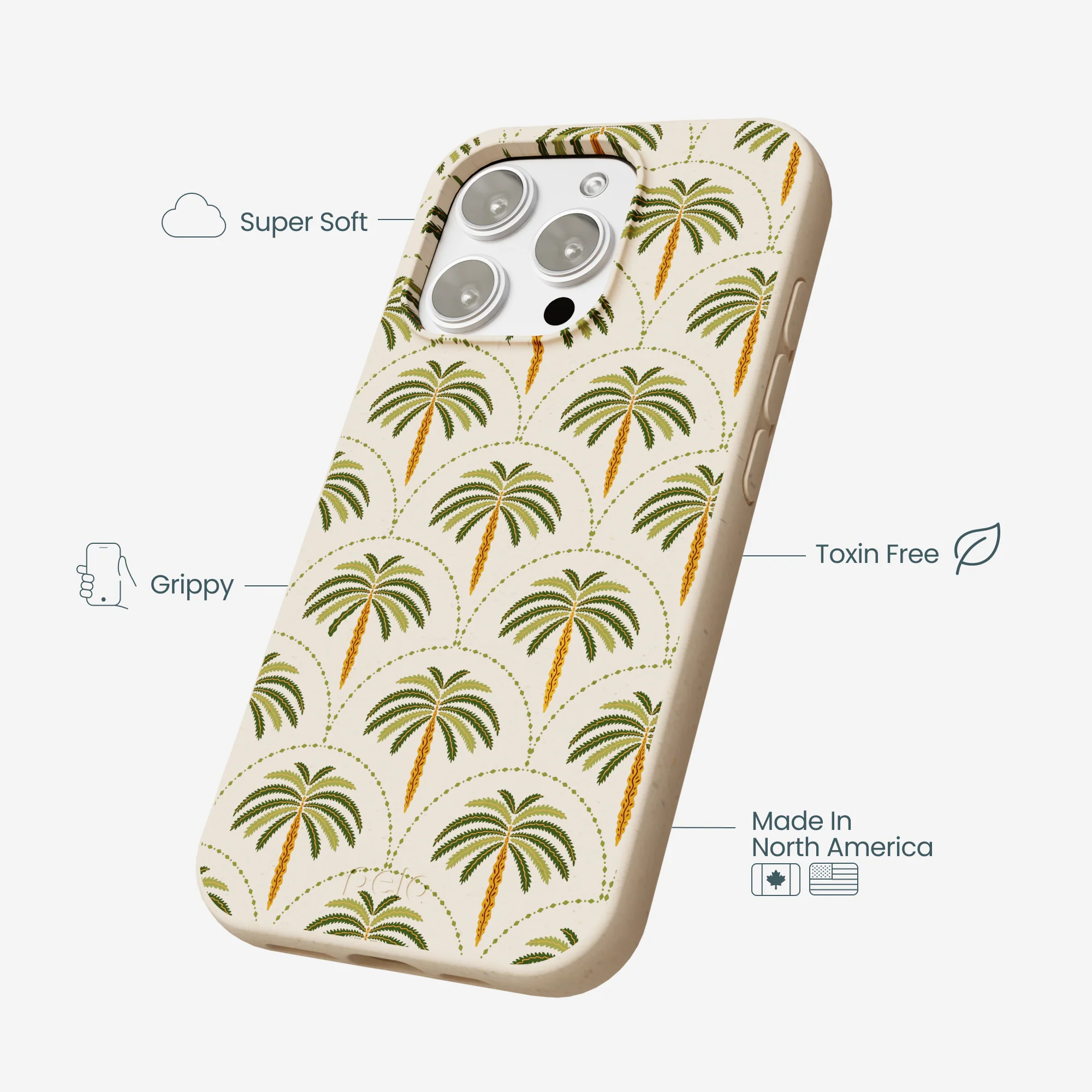 Seashell Palm Reverie iPhone 16 Pro Max Case - Image 4