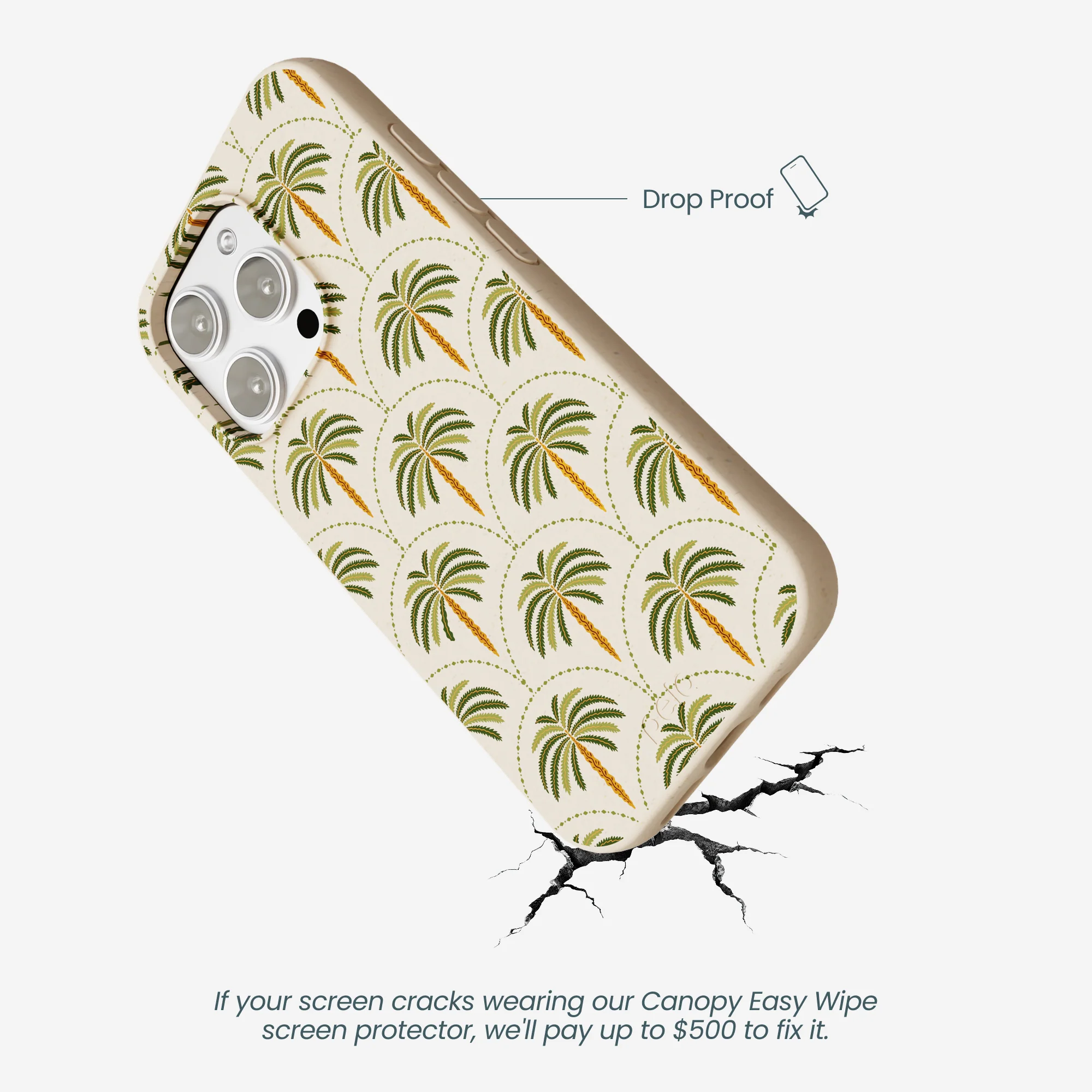 Seashell Palm Reverie iPhone 16 Pro Max Case - Image 5