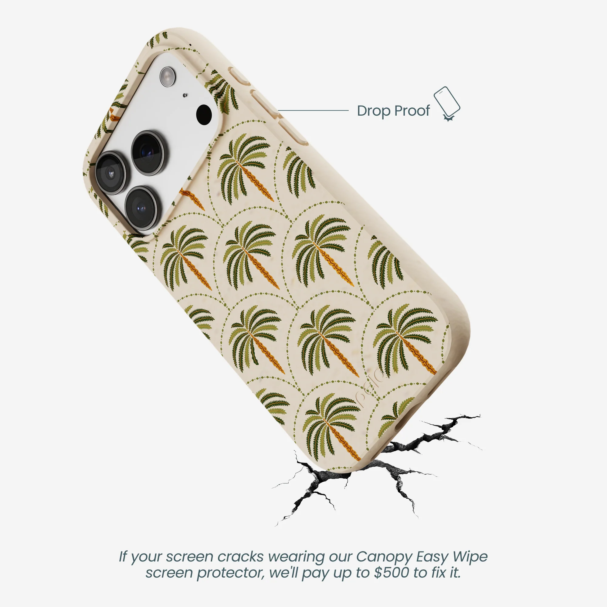 Seashell Palm Reverie iPhone 17 Pro Case - Image 5