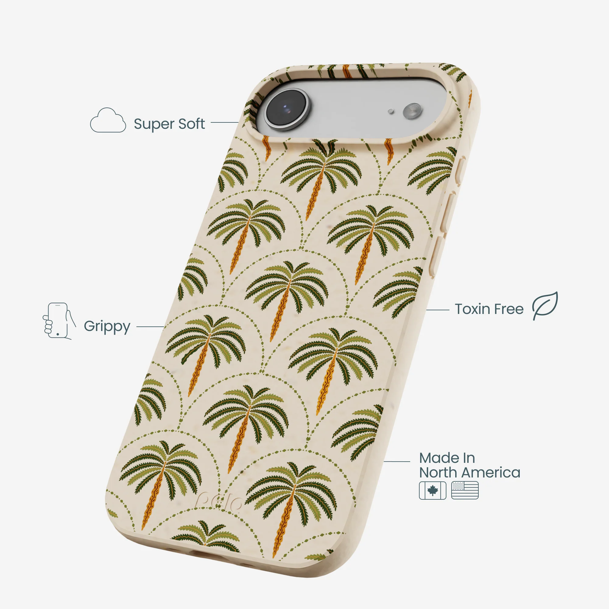 Seashell Palm Reverie iPhone Air Case - Image 4