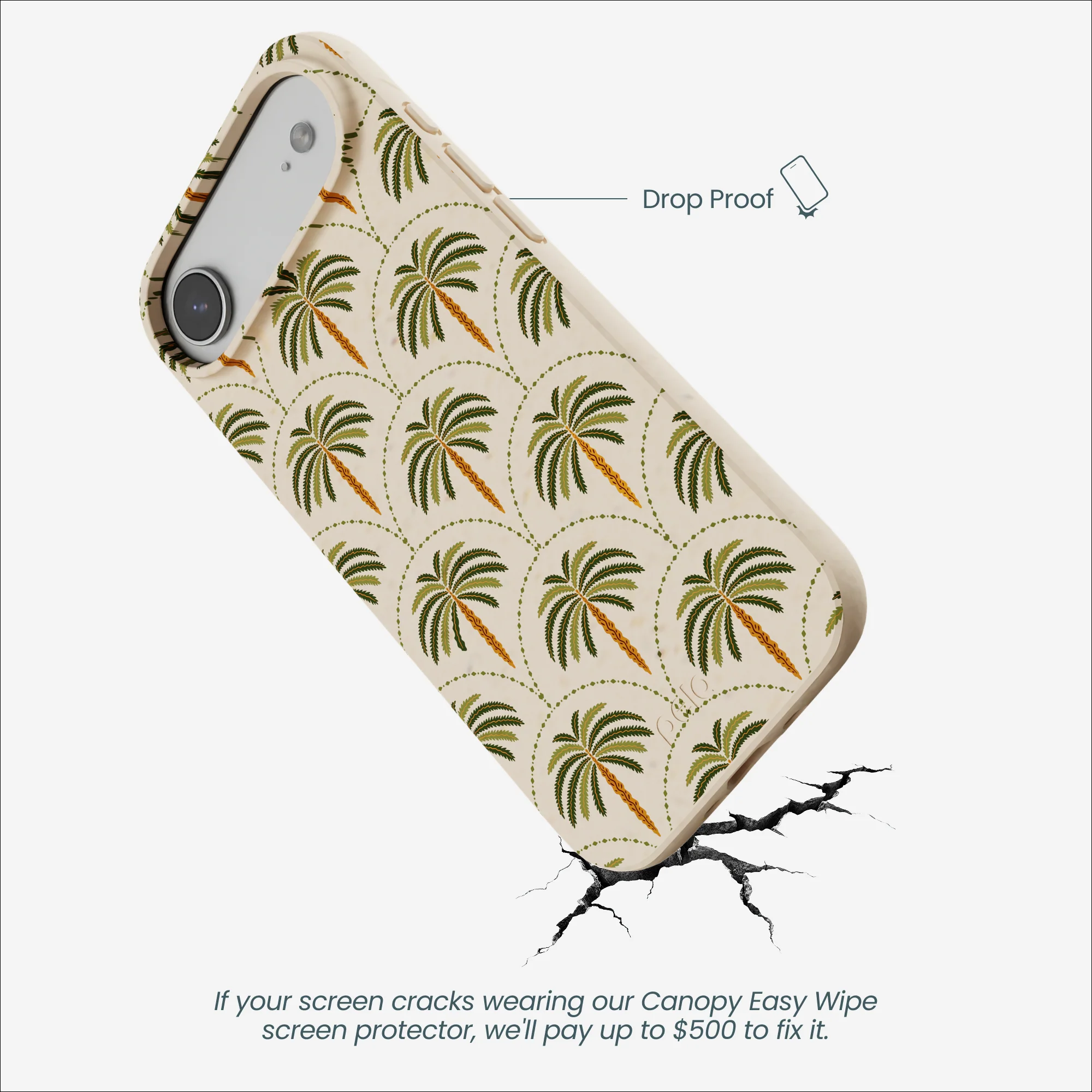 Seashell Palm Reverie iPhone Air Case - Image 5
