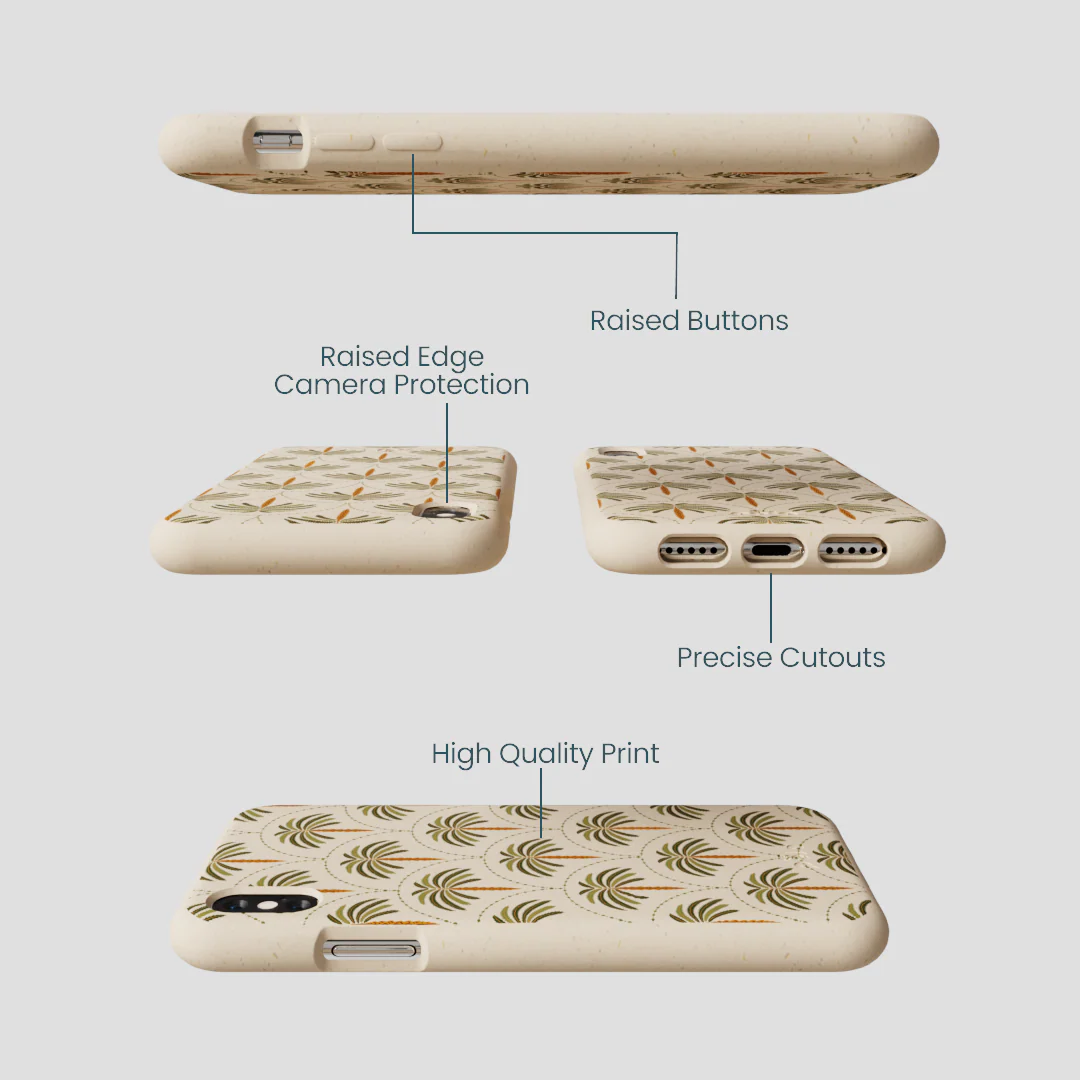 Seashell Palm Reverie iPhone XR Case - Image 3