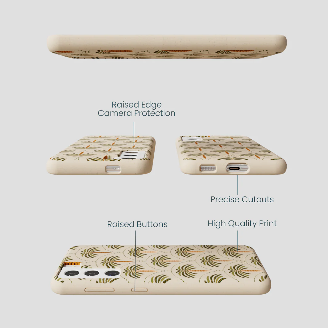 Seashell Palm Reverie Samsung Galaxy S21 Case - Image 3
