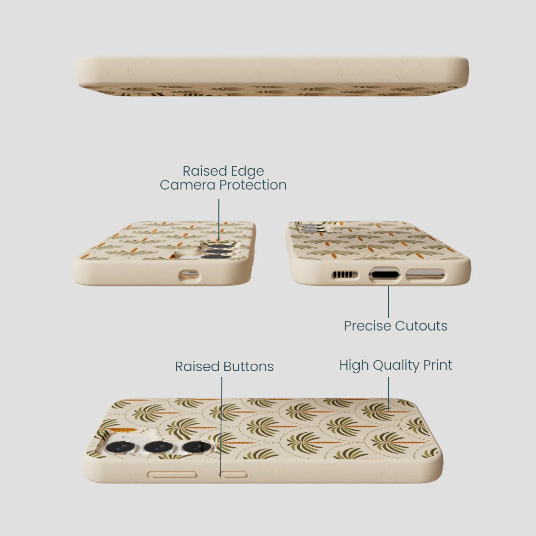 Seashell Palm Reverie Samsung Galaxy S23 Case - Image 3