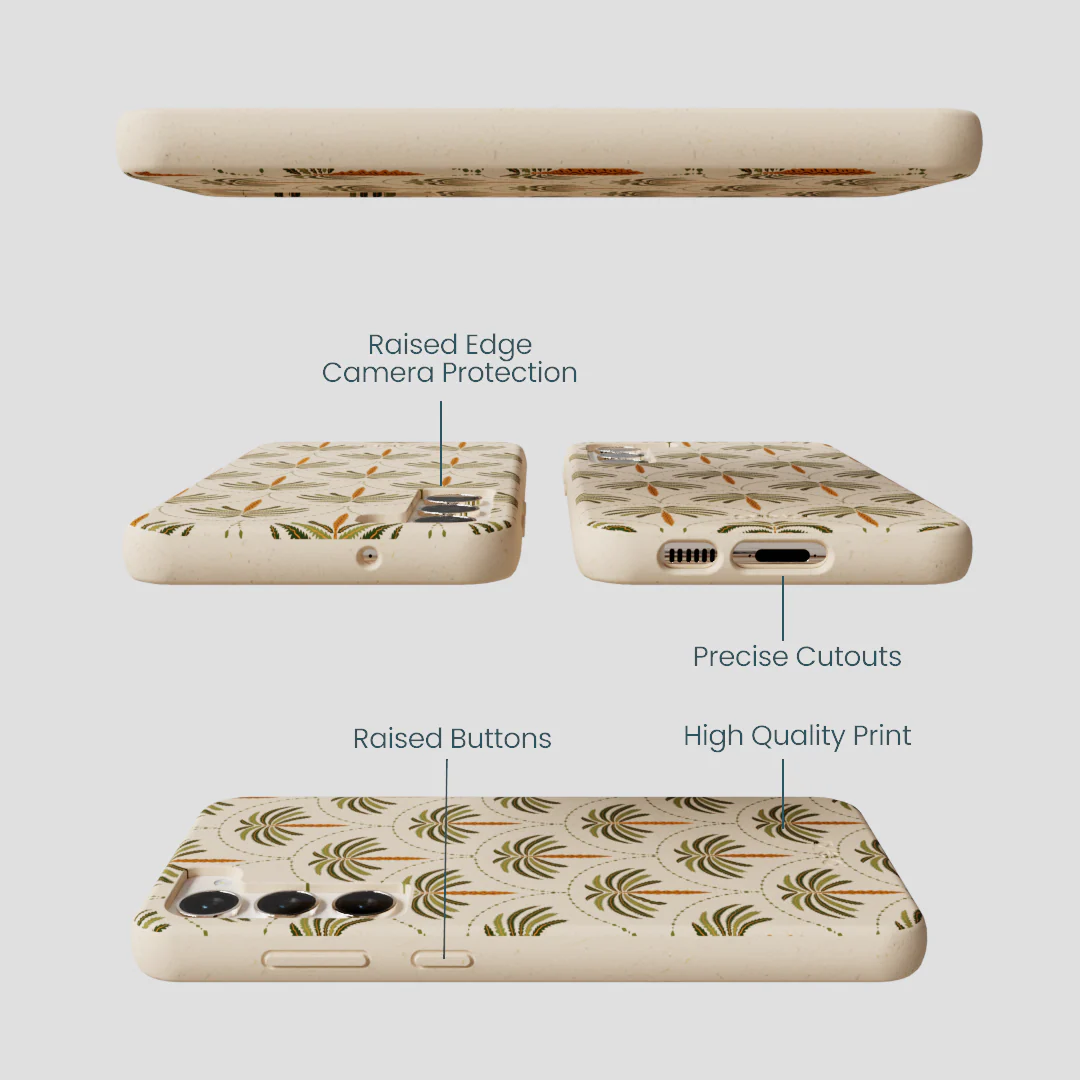 Seashell Palm Reverie Samsung Galaxy S24+(Plus) Case - Image 3