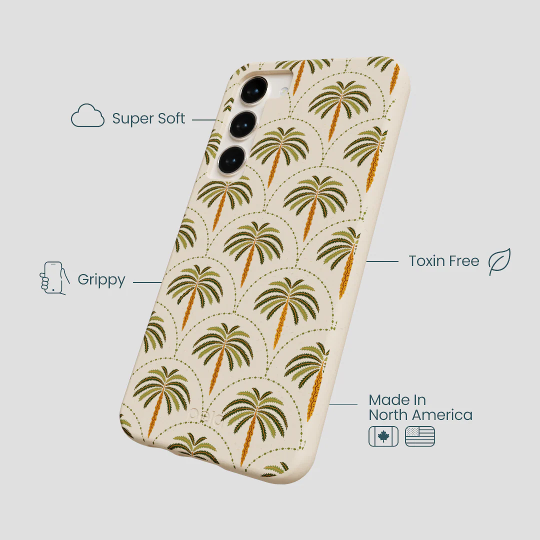 Seashell Palm Reverie Samsung Galaxy S24+(Plus) Case - Image 4